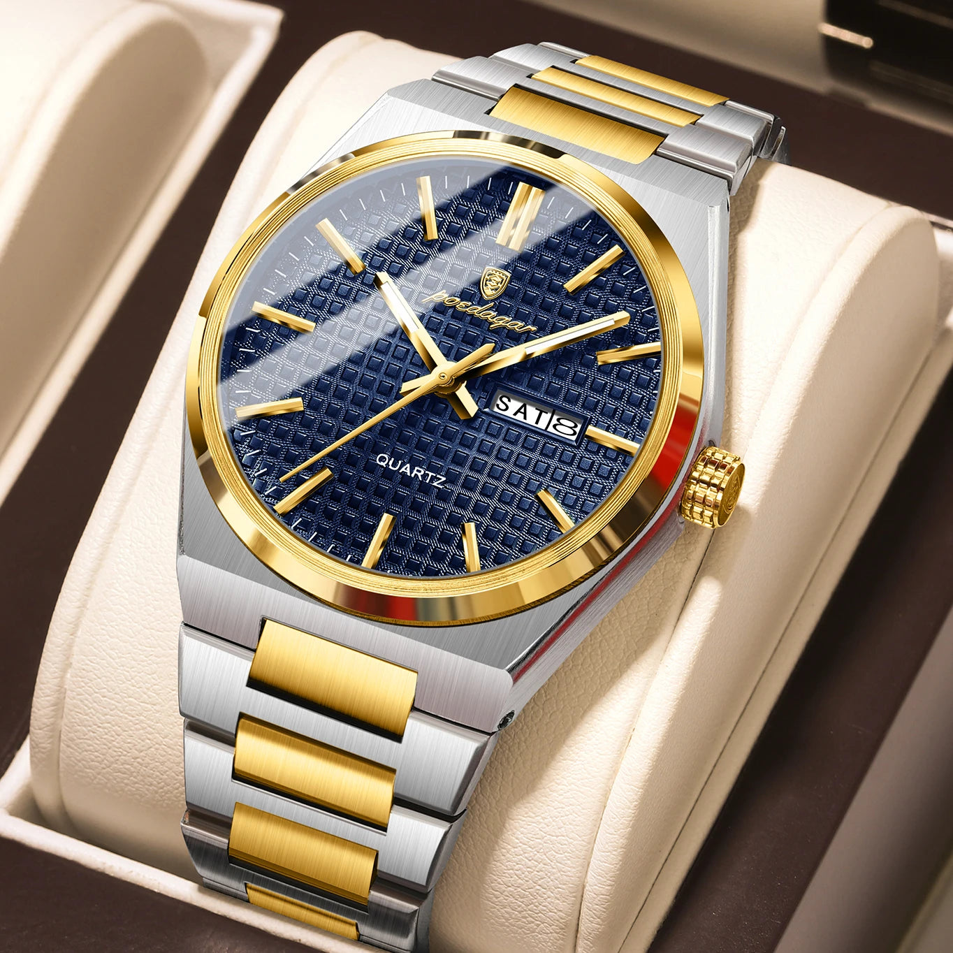 S-Art Luxury Men Watch SILVER Brand Watch