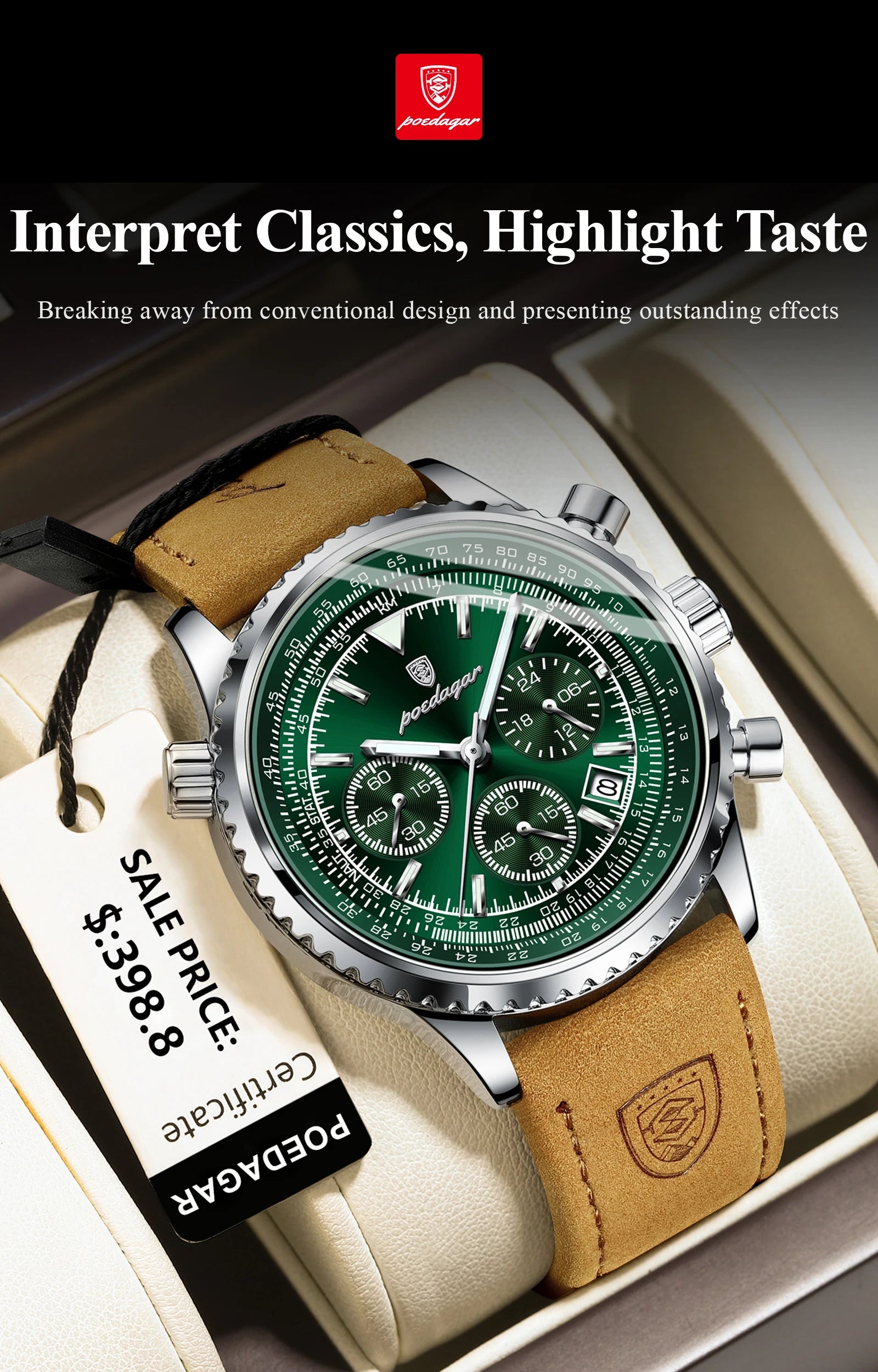 S-Latitude Luxury Watch SILVER Brand Watch