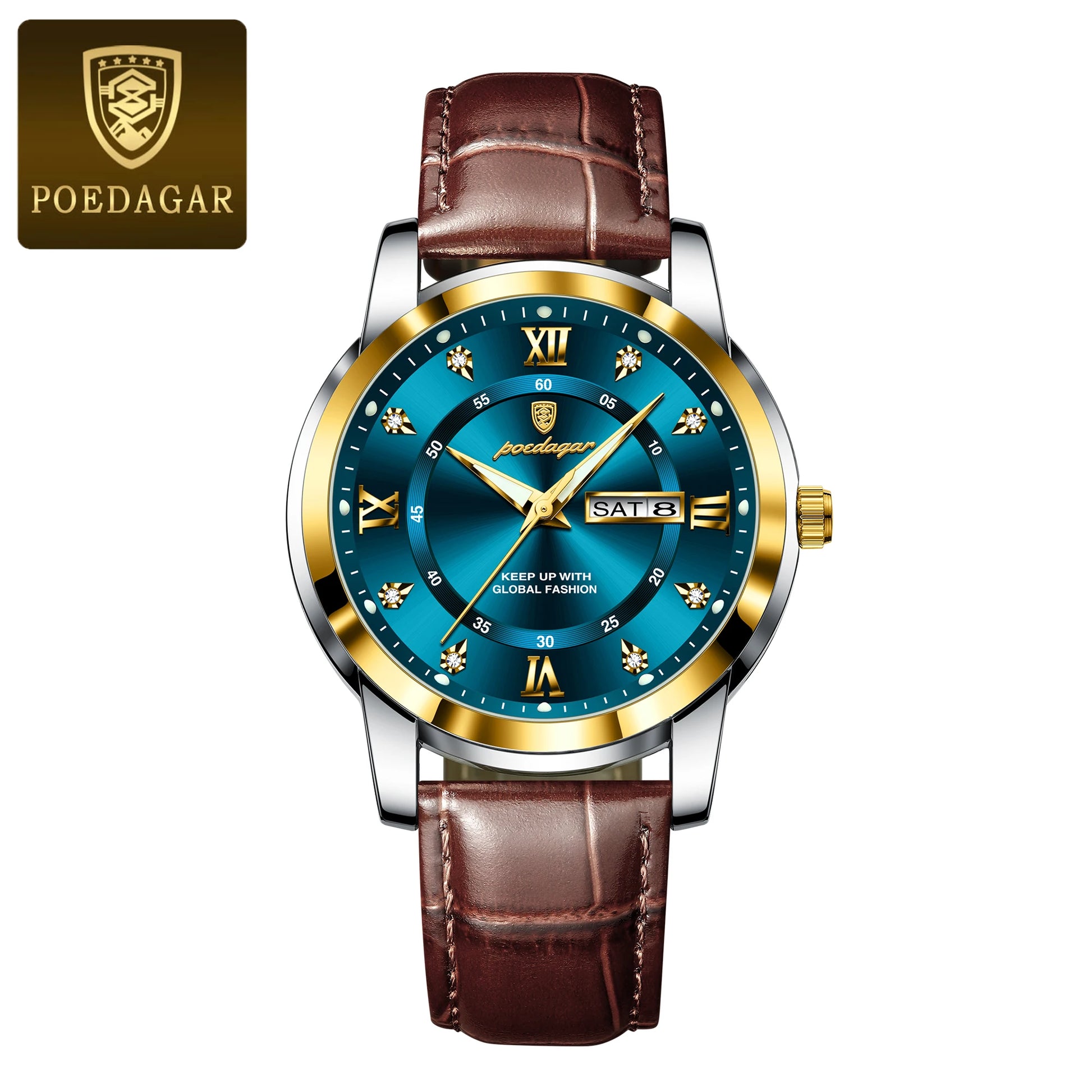 S-Rich Luxury Business Men Watch SILVER Brand Watch