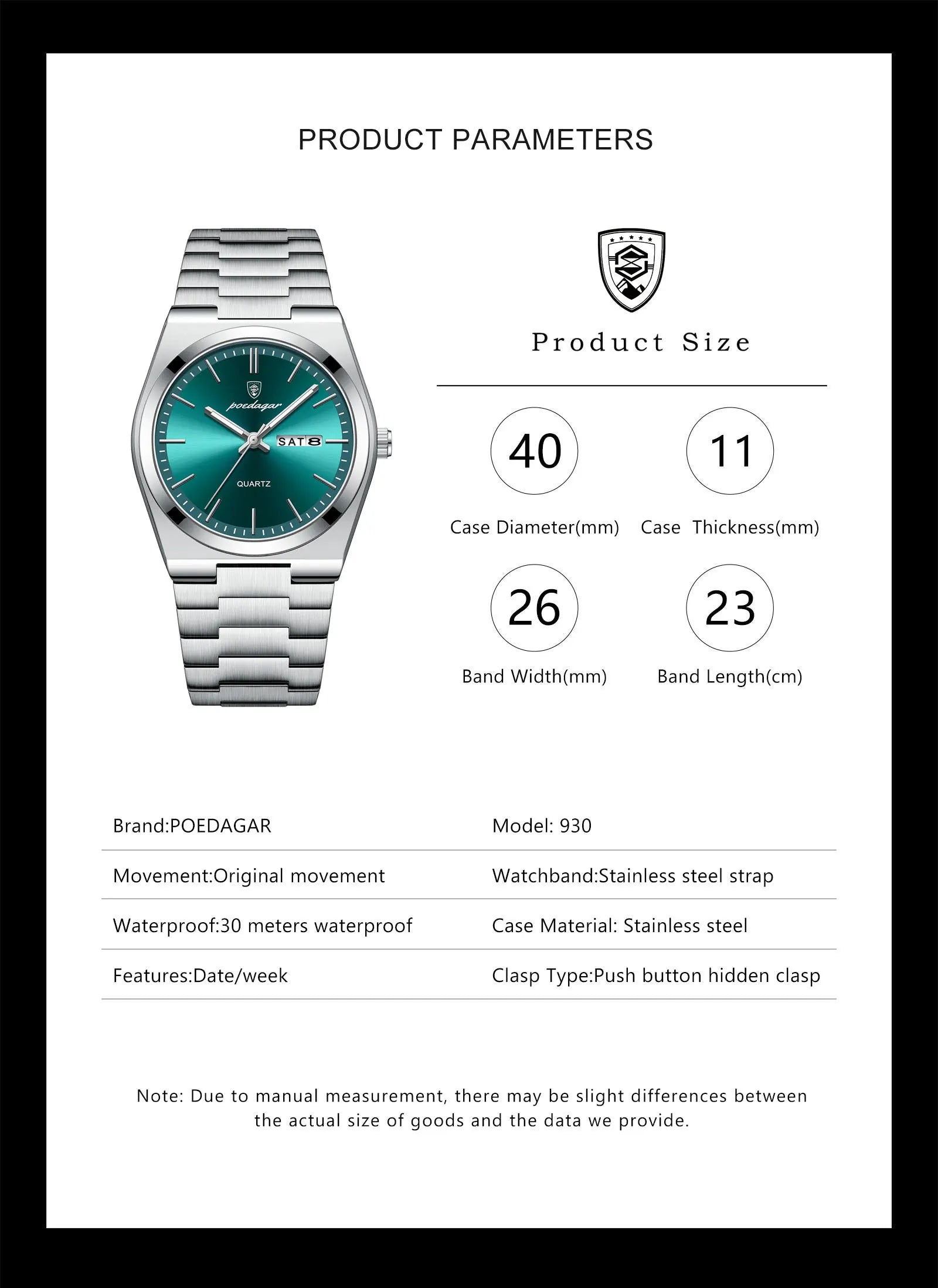 S-Steel Watch Luxo SILVER Brand Watch