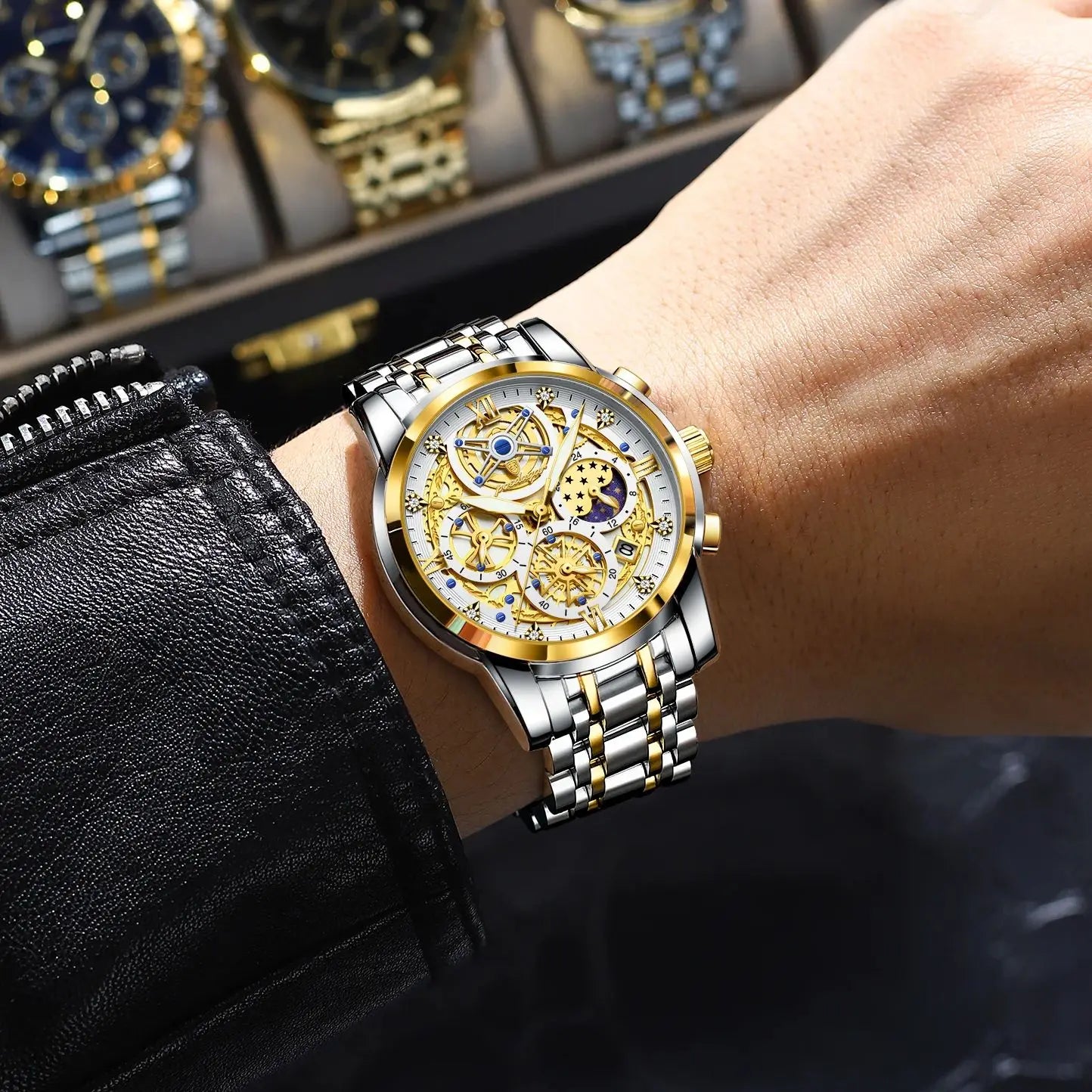 S-Stamine Luxury Watch SILVER Brand Watch