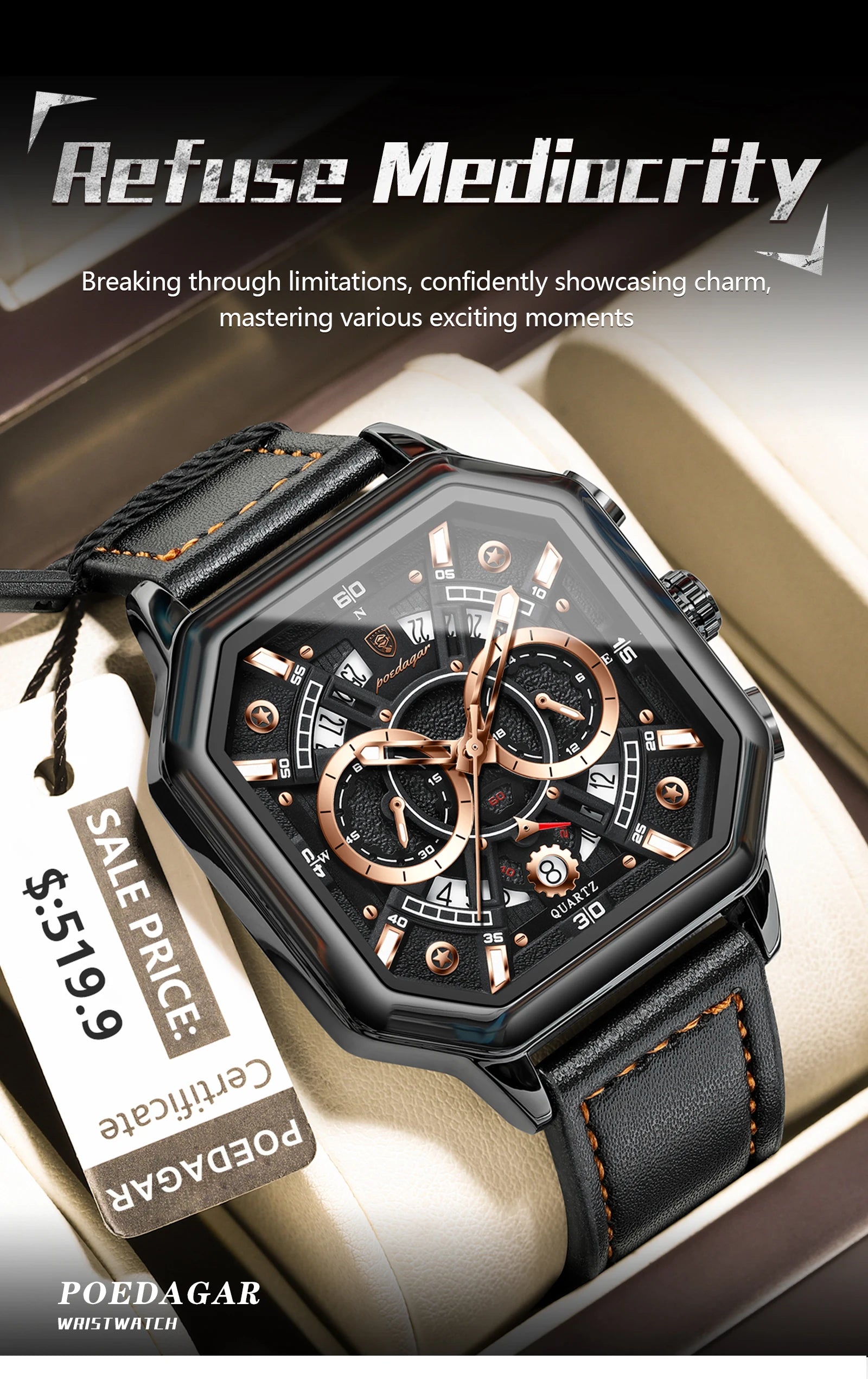 S-Machine Luxury Watch SILVER Brand Watch