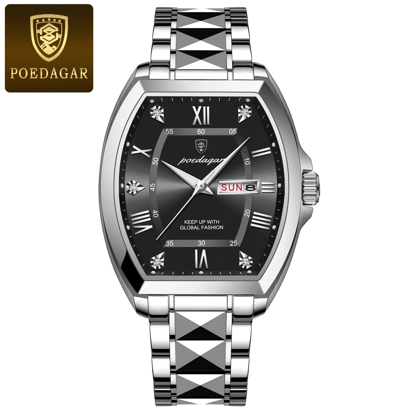 Ox-Roman Luxury Watch  Steel SILVER Brand Watch