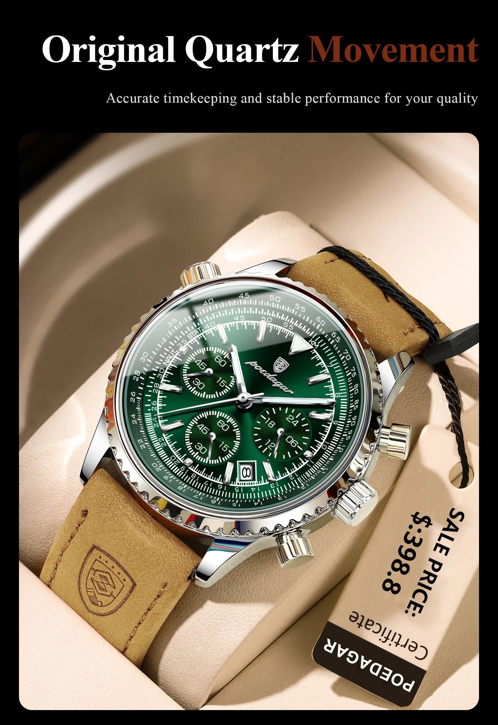 S-Latitude Luxury Watch SILVER Brand Watch