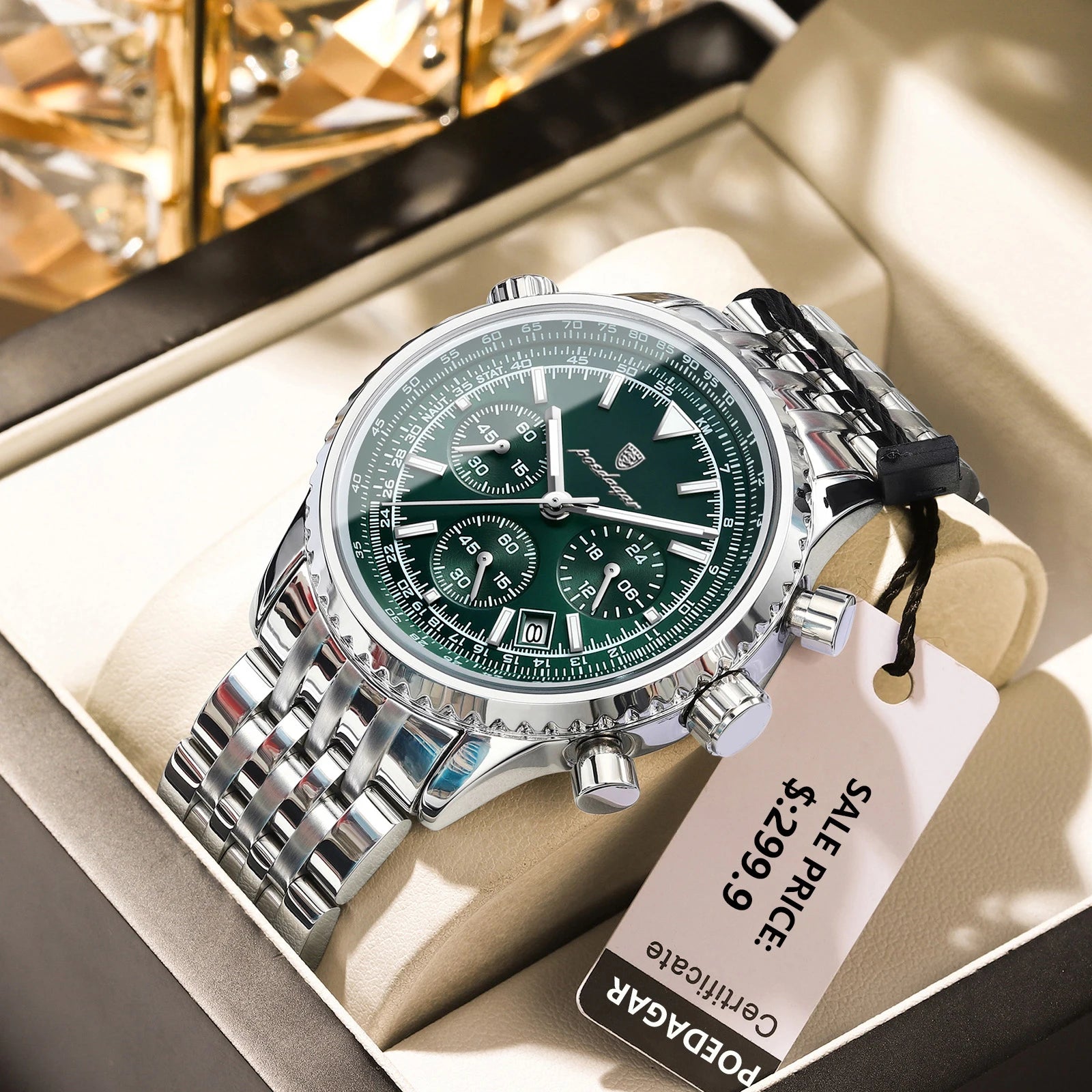 Dagar Watch Luxury SILVER Brand Watch