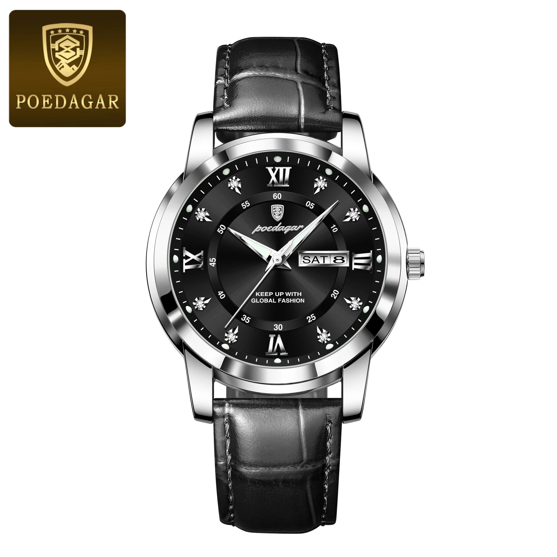 S-Rich Luxury Business Men Watch SILVER Brand Watch