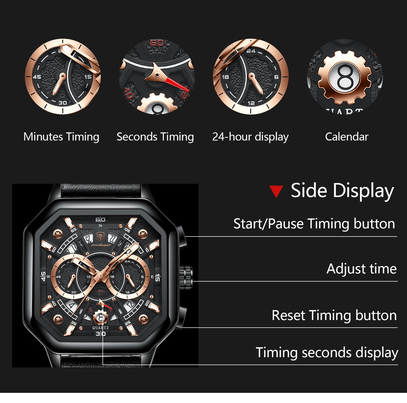 S-Machine Luxury Watch SILVER Brand Watch