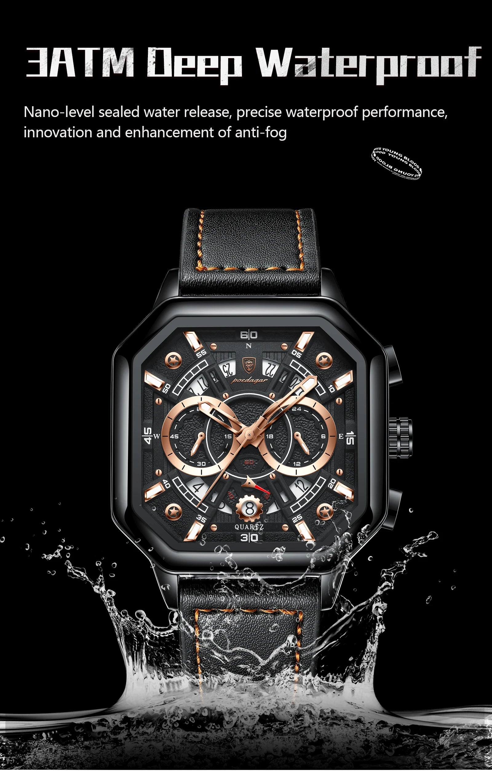 S-Machine Luxury Watch SILVER Brand Watch