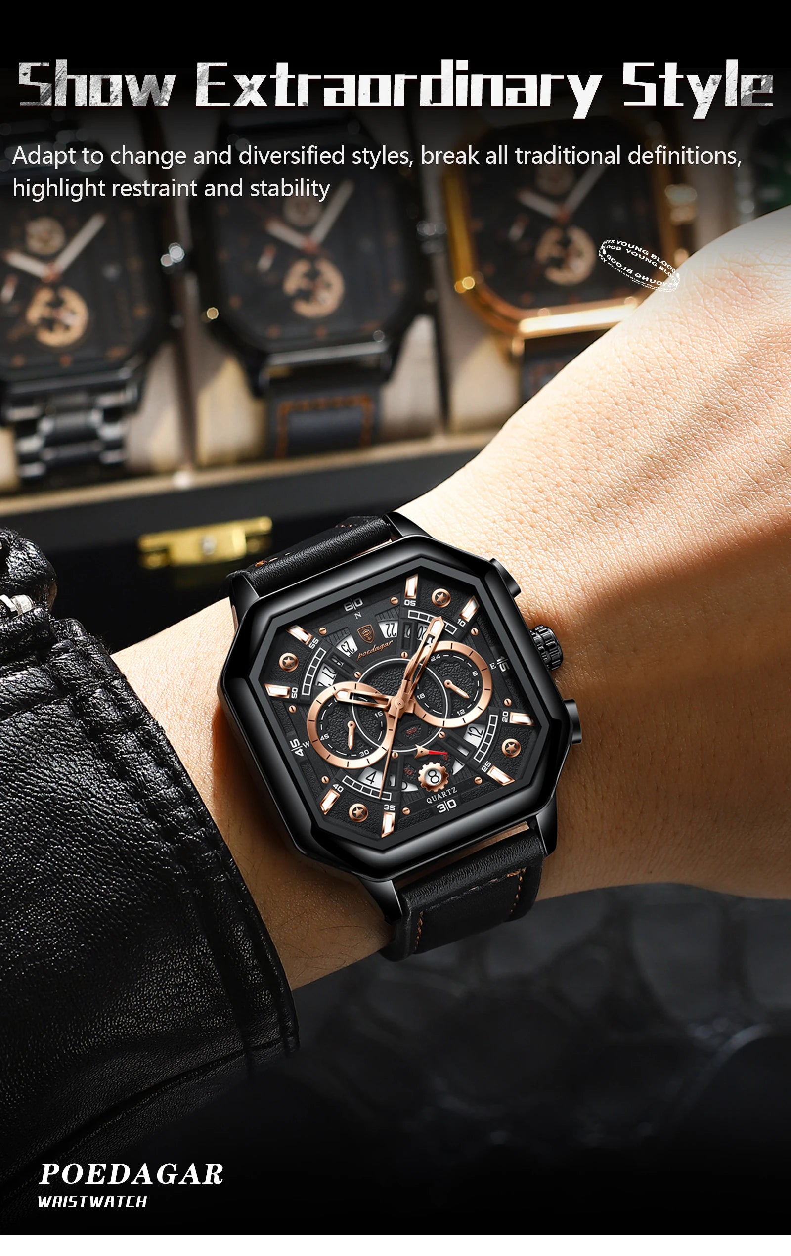 S-Machine Luxury Watch SILVER Brand Watch