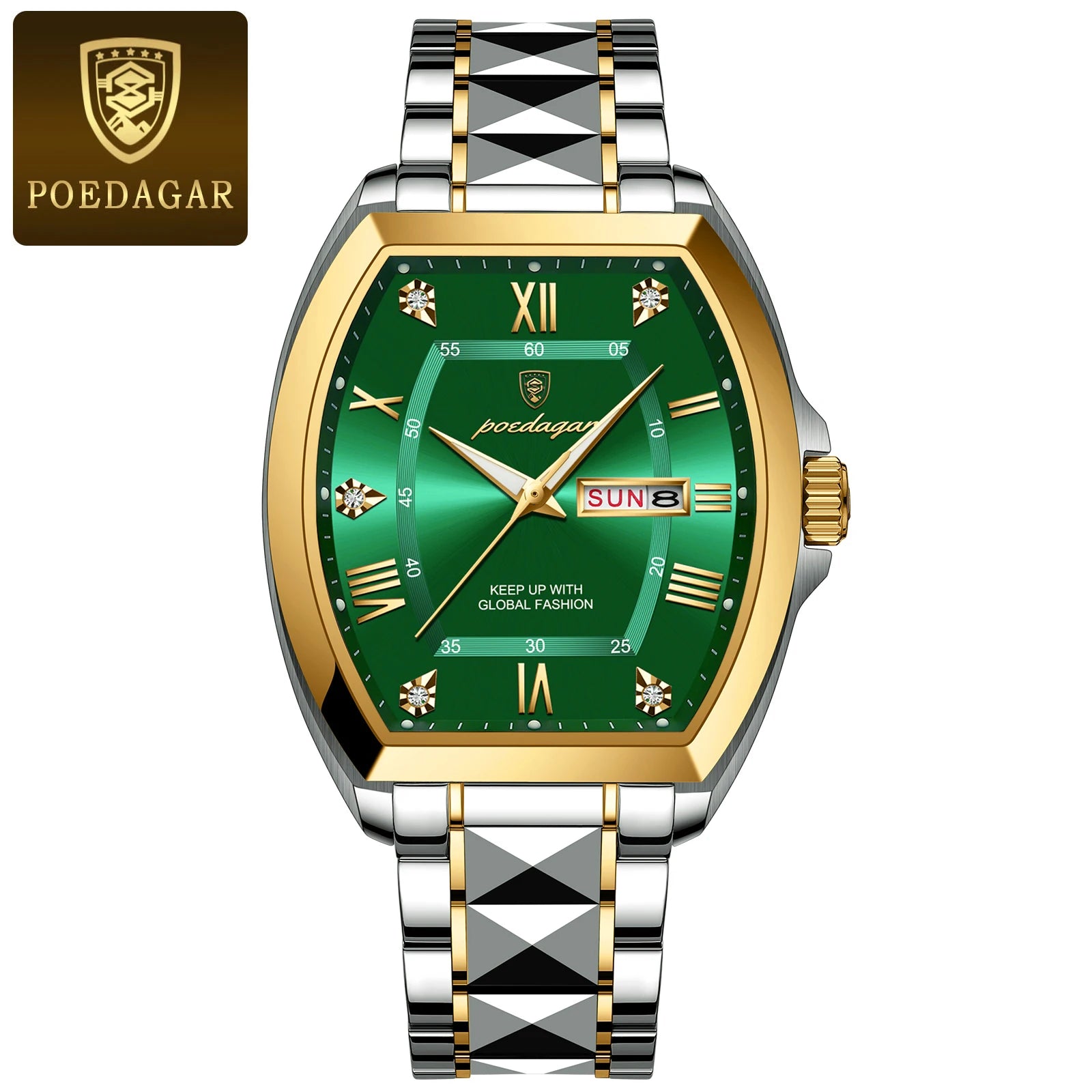 Ox-Roman Luxury Watch Steel SILVER Brand Watch