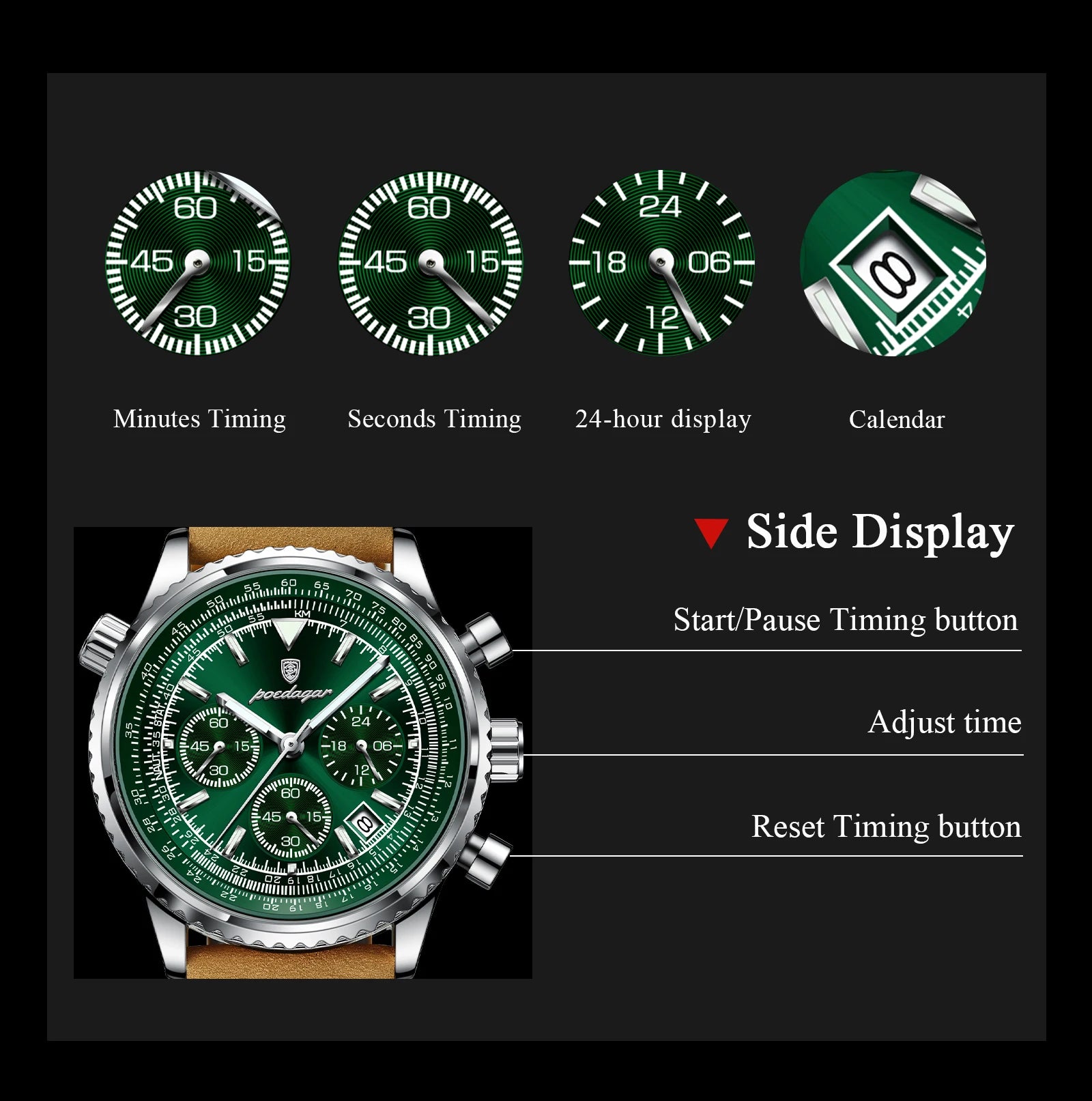 S-Latitude Luxury Watch SILVER Brand Watch