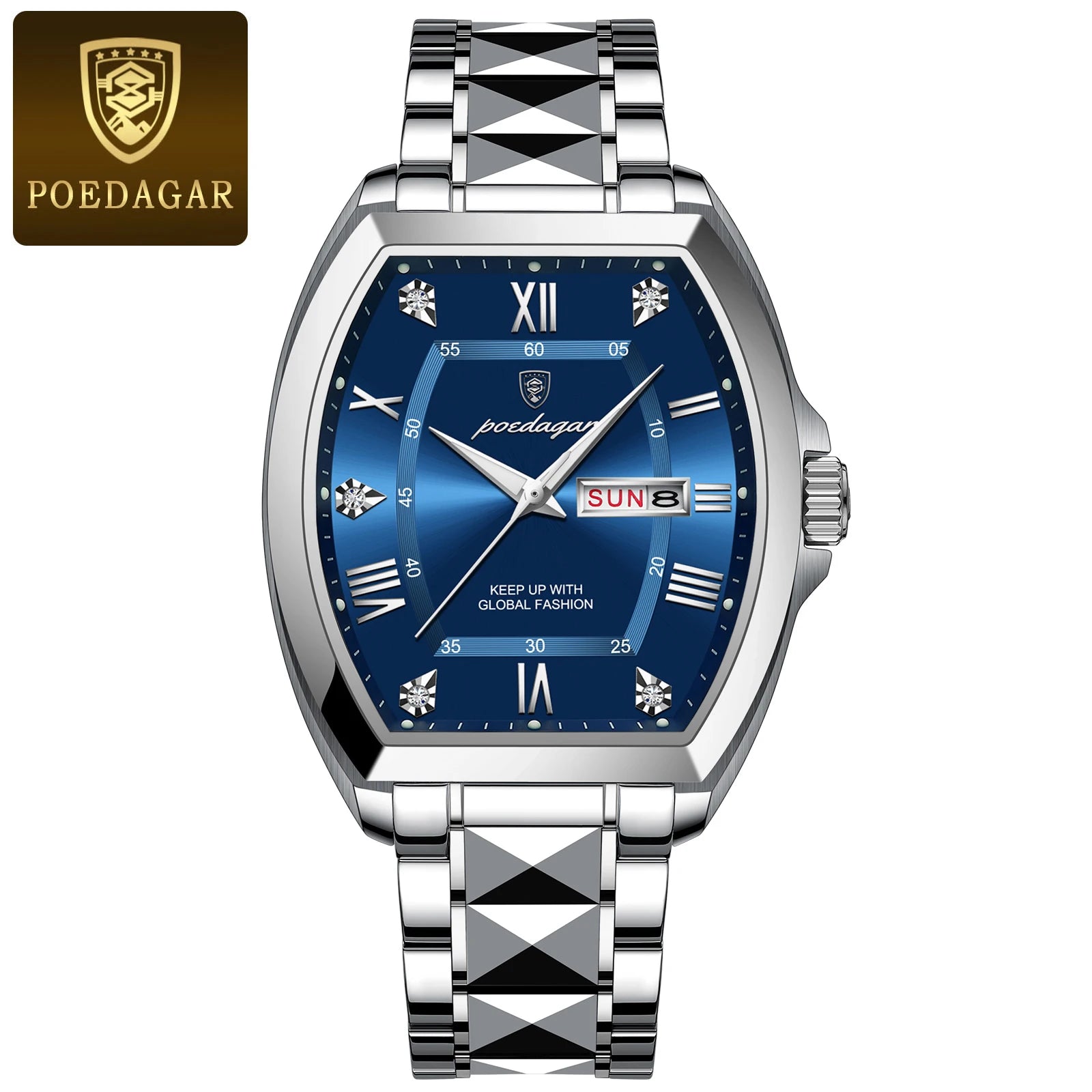 Ox-Roman Luxury Watch  Steel SILVER Brand Watch
