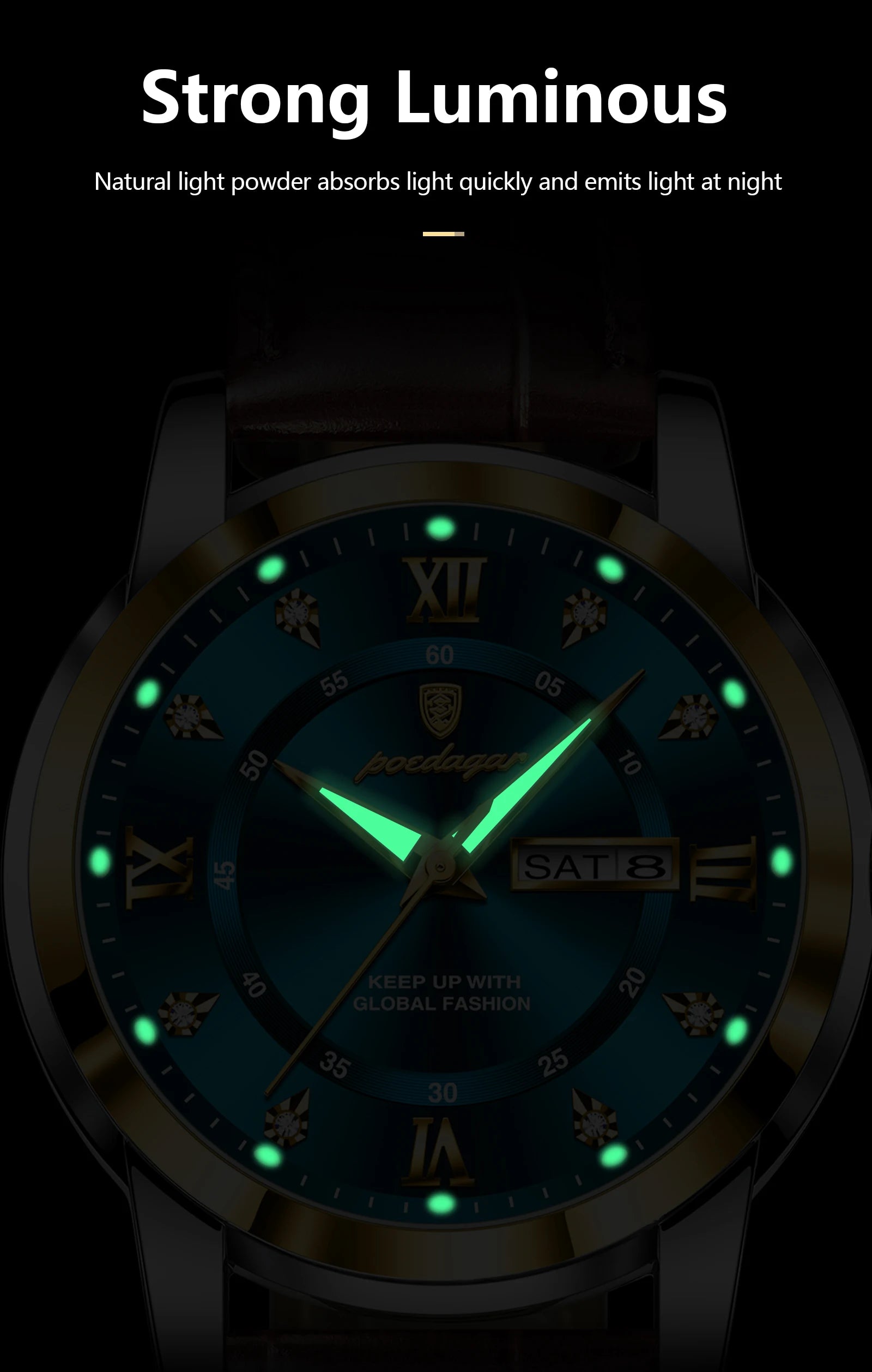 S-Rich Luxury Business Men Watch SILVER Brand Watch