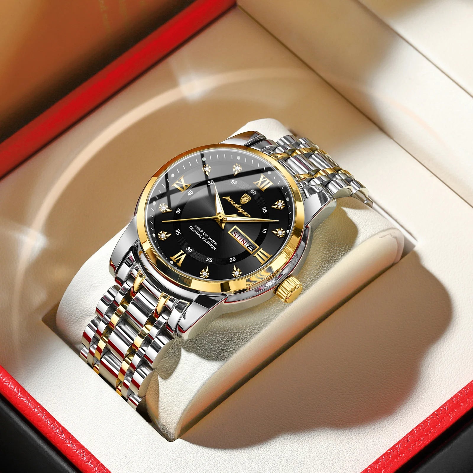 S-Luxury Watch Stainless Steel SILVER Brand Watch