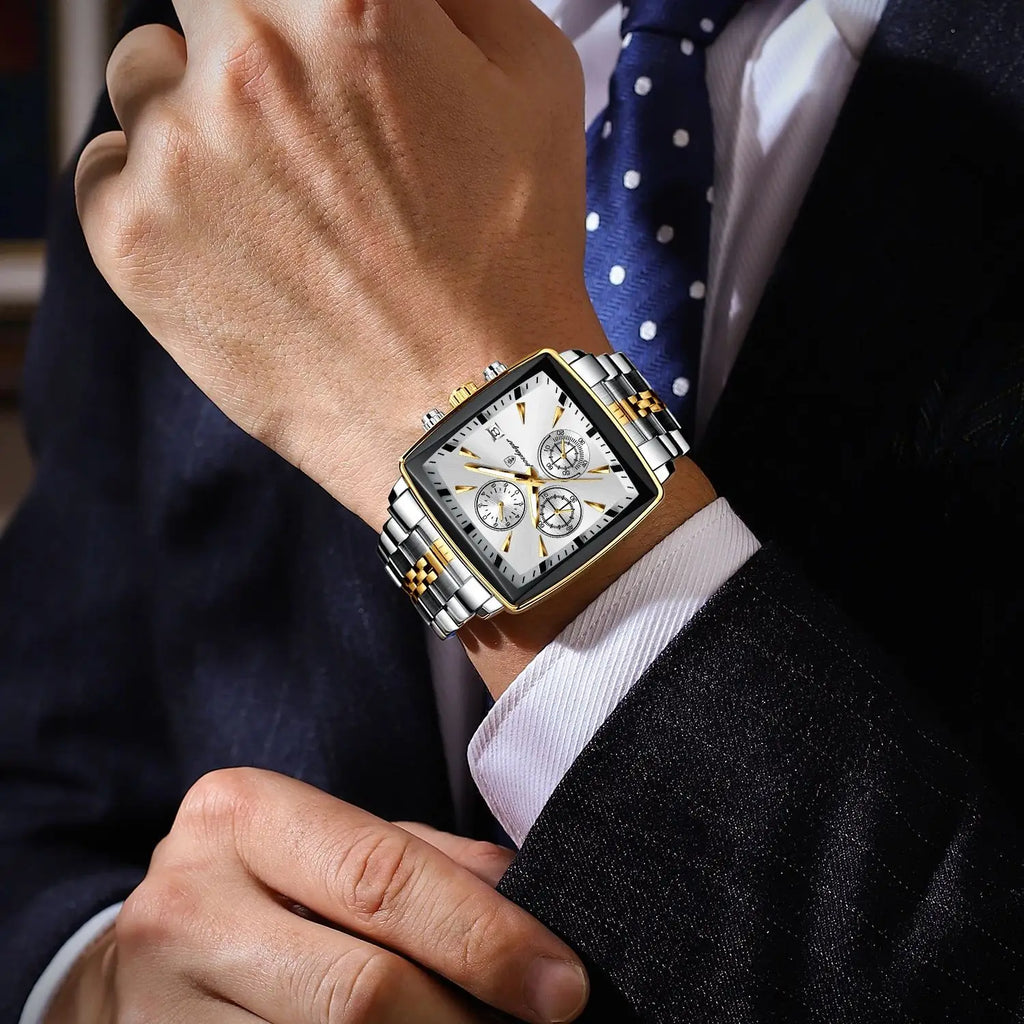 S-Squared Chronograph Luxury Watch SILVER Brand Watch