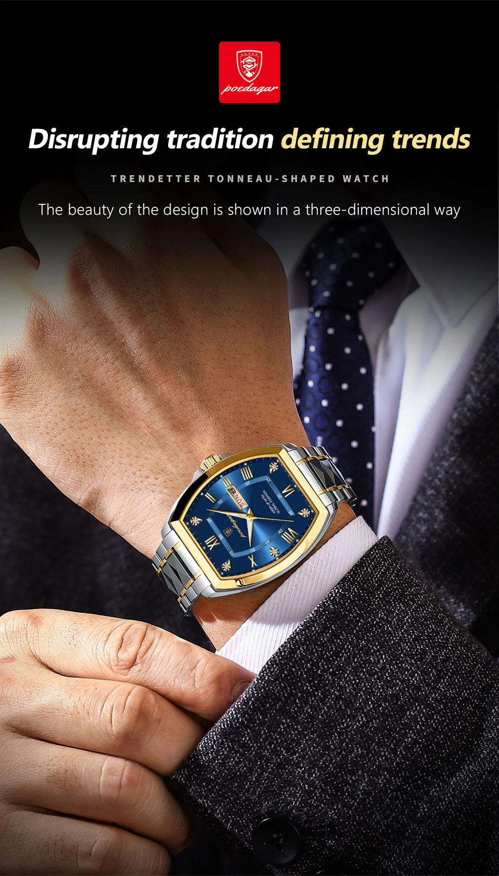 Ox-Roman Luxury Watch  Steel SILVER Brand Watch