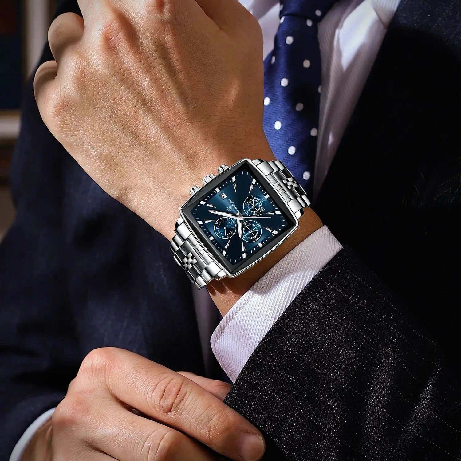 Xsquare Watch Luxury SILVER Brand Watch