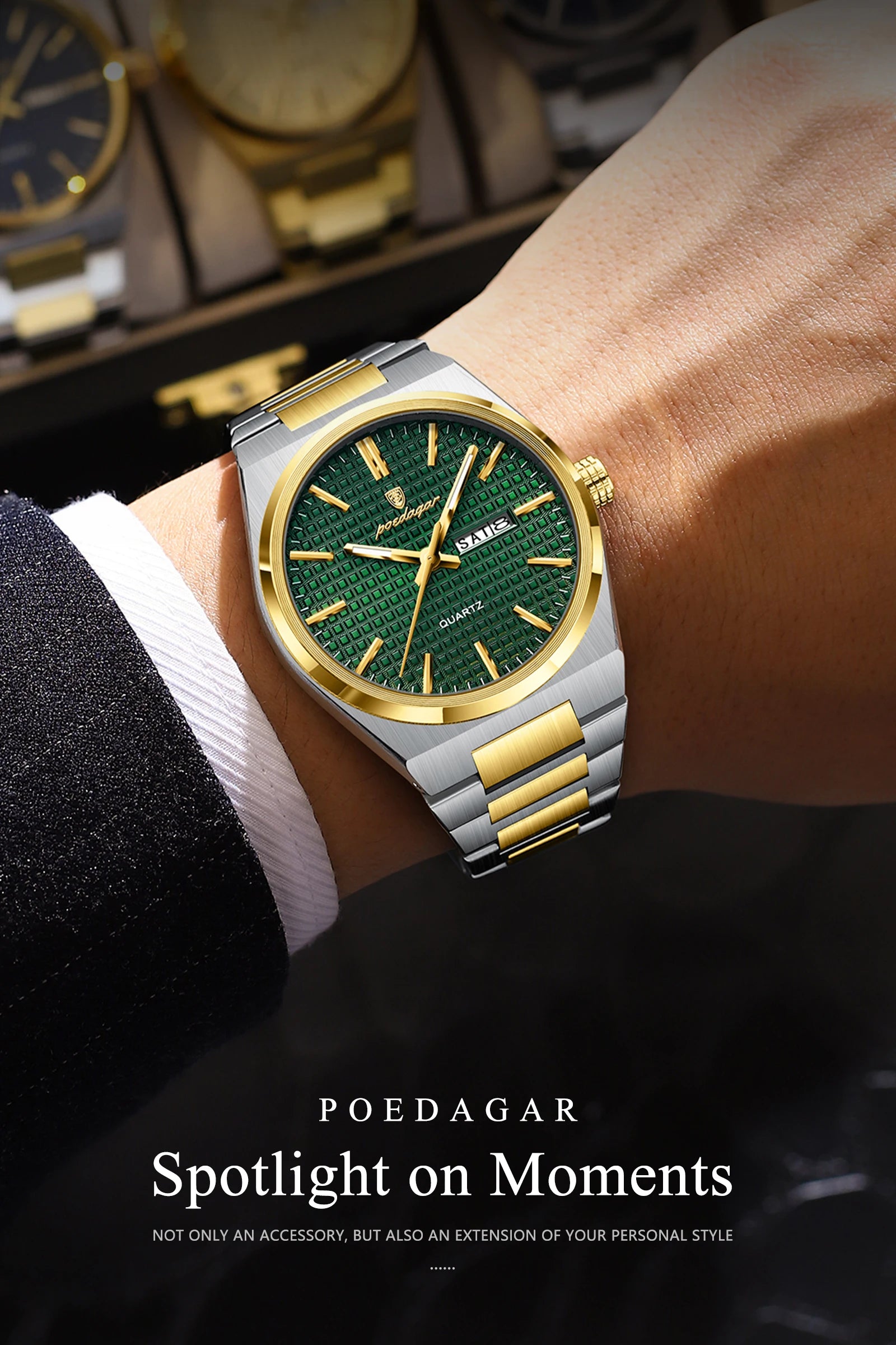 S-Art Luxury Men Watch SILVER Brand Watch