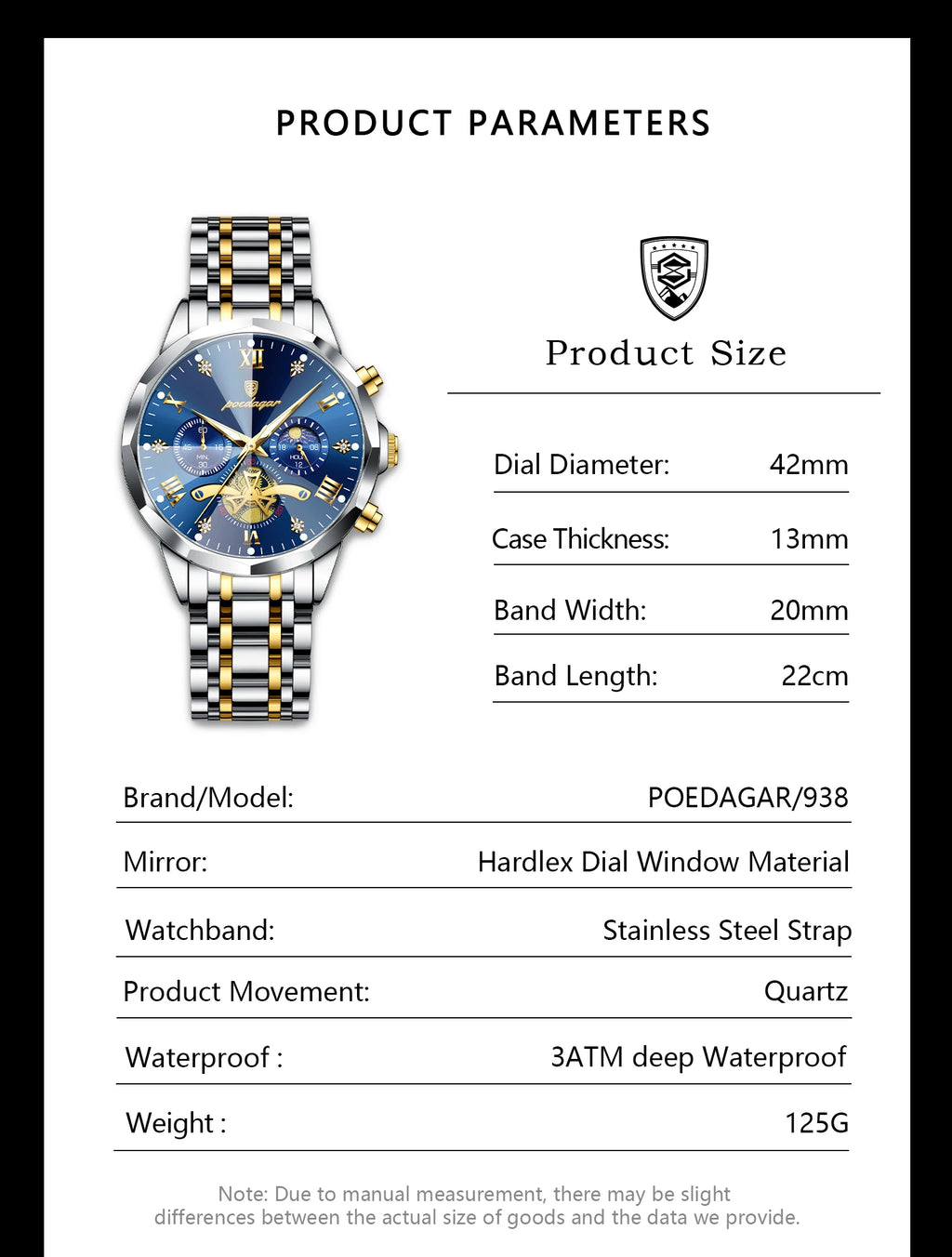 S-Legitimus Luxury Men Watch SILVER Brand Watch