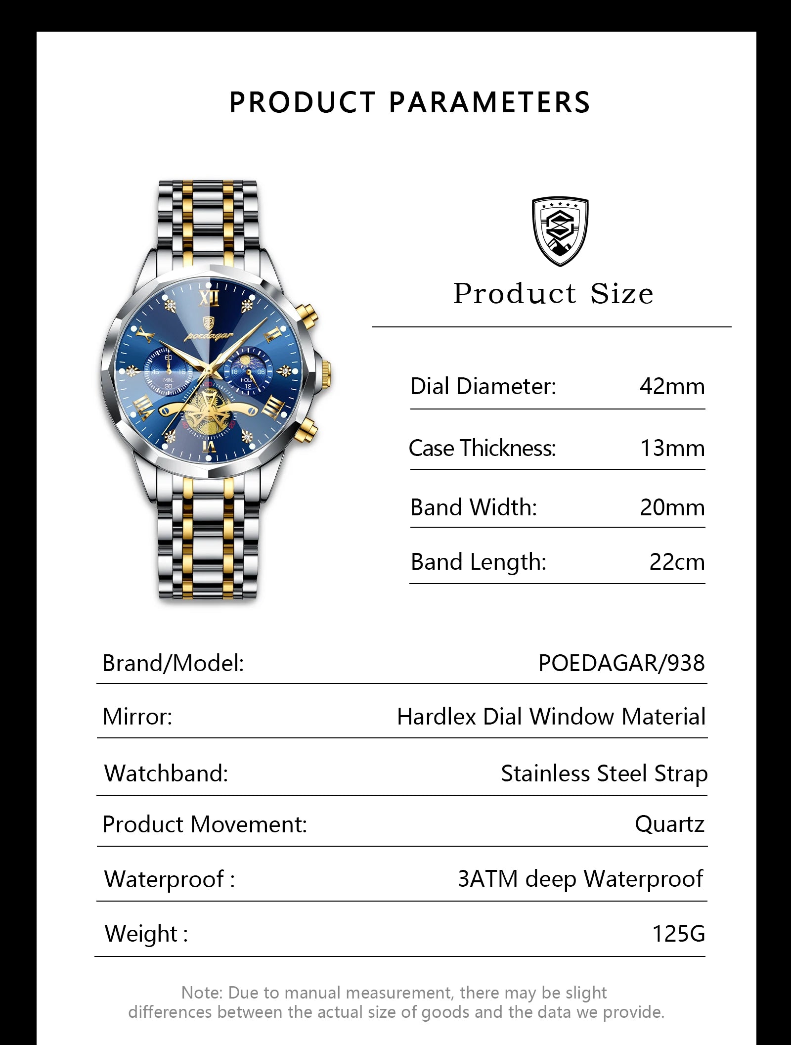 S-Legitimus Luxury Men Watch SILVER Brand Watch