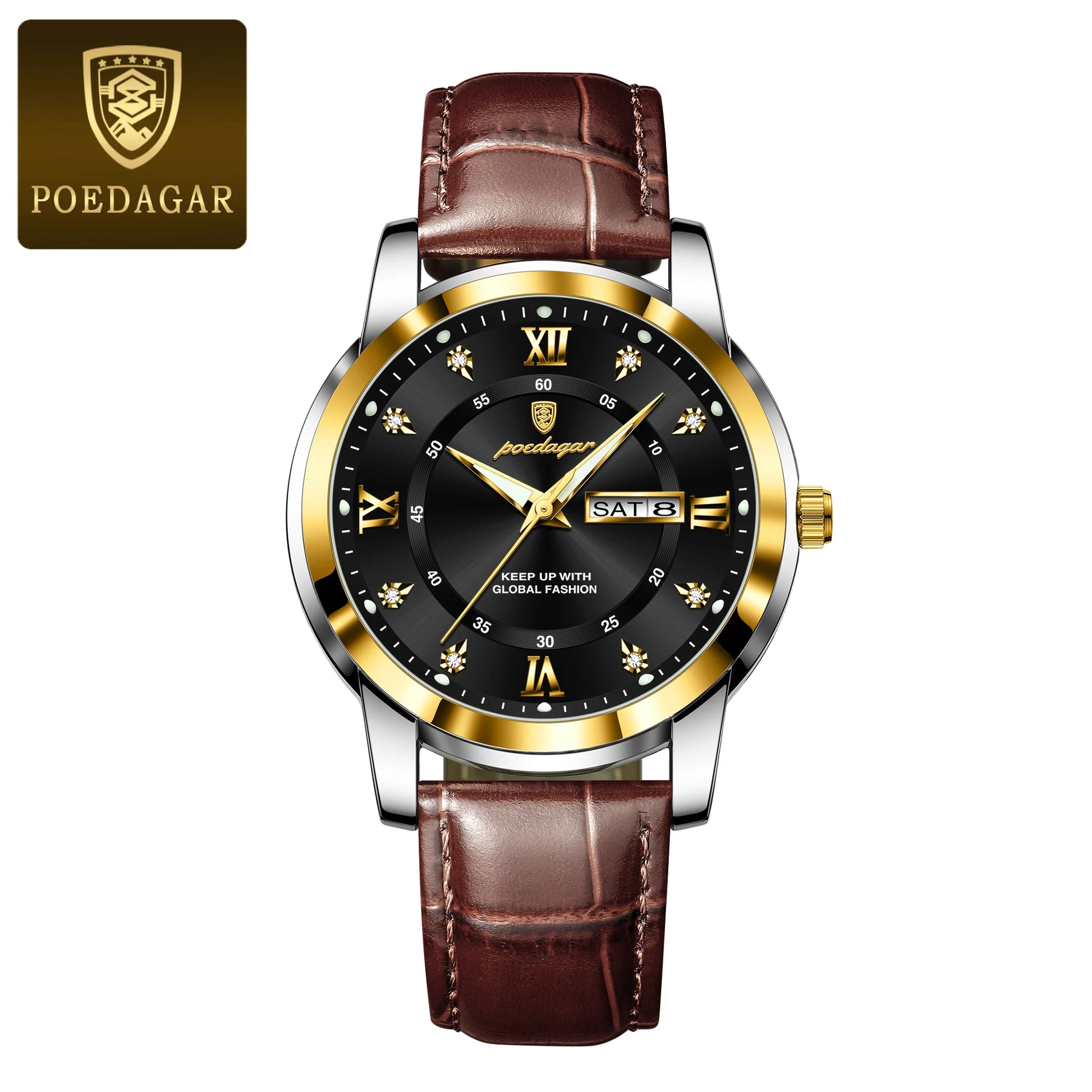S-Rich Luxury Business Men Watch SILVER Brand Watch