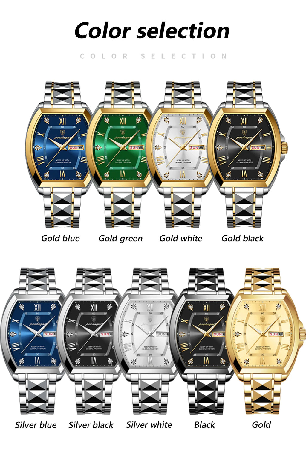 Ox-Roman Luxury Watch  Steel SILVER Brand Watch