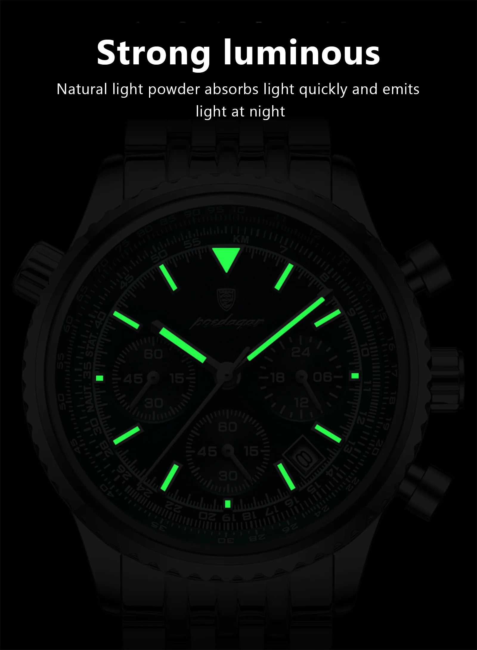 Dagar Watch Luxury SILVER Brand Watch