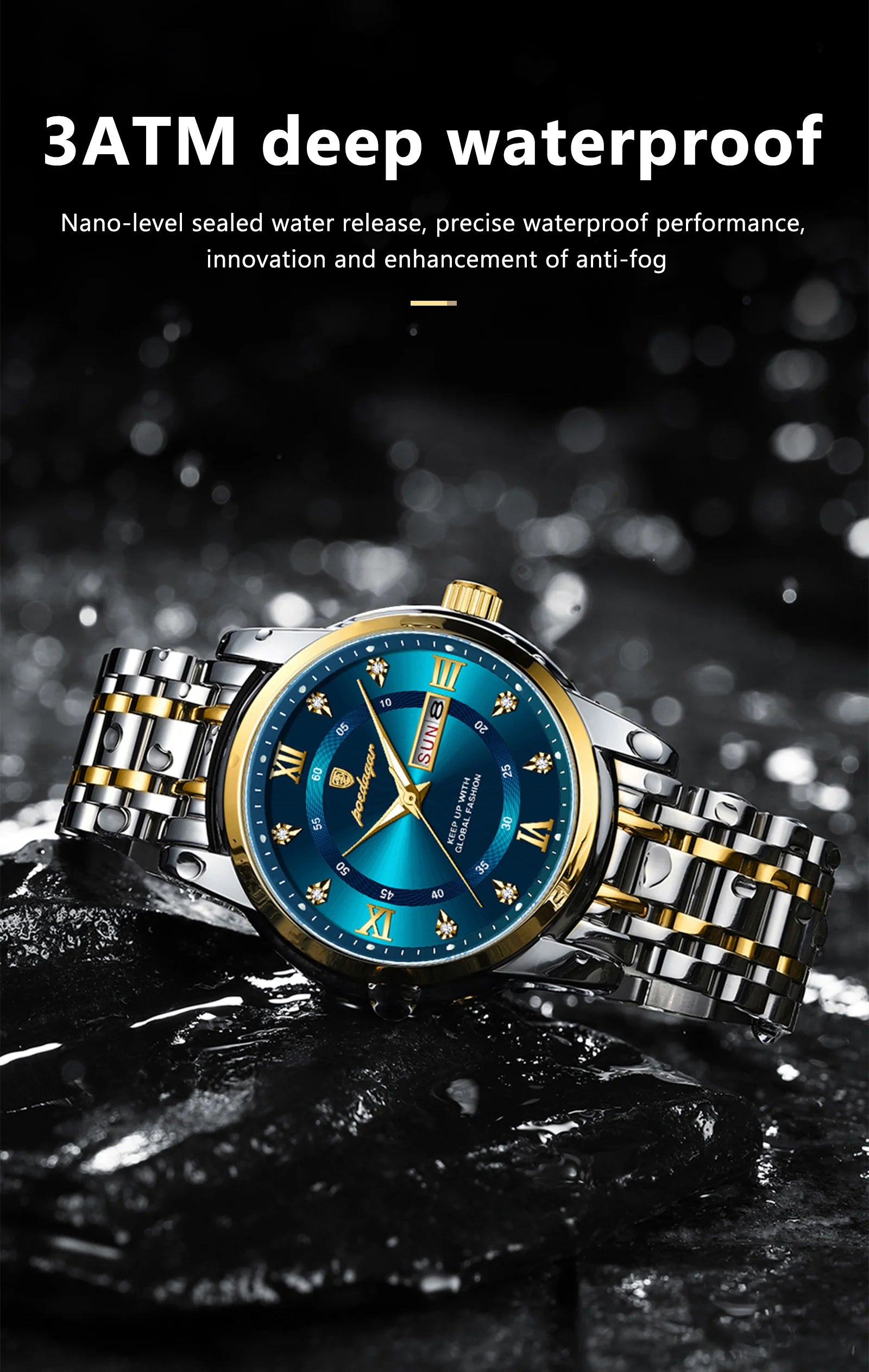 S-Luxury Watch Stainless Steel SILVER Brand Watch