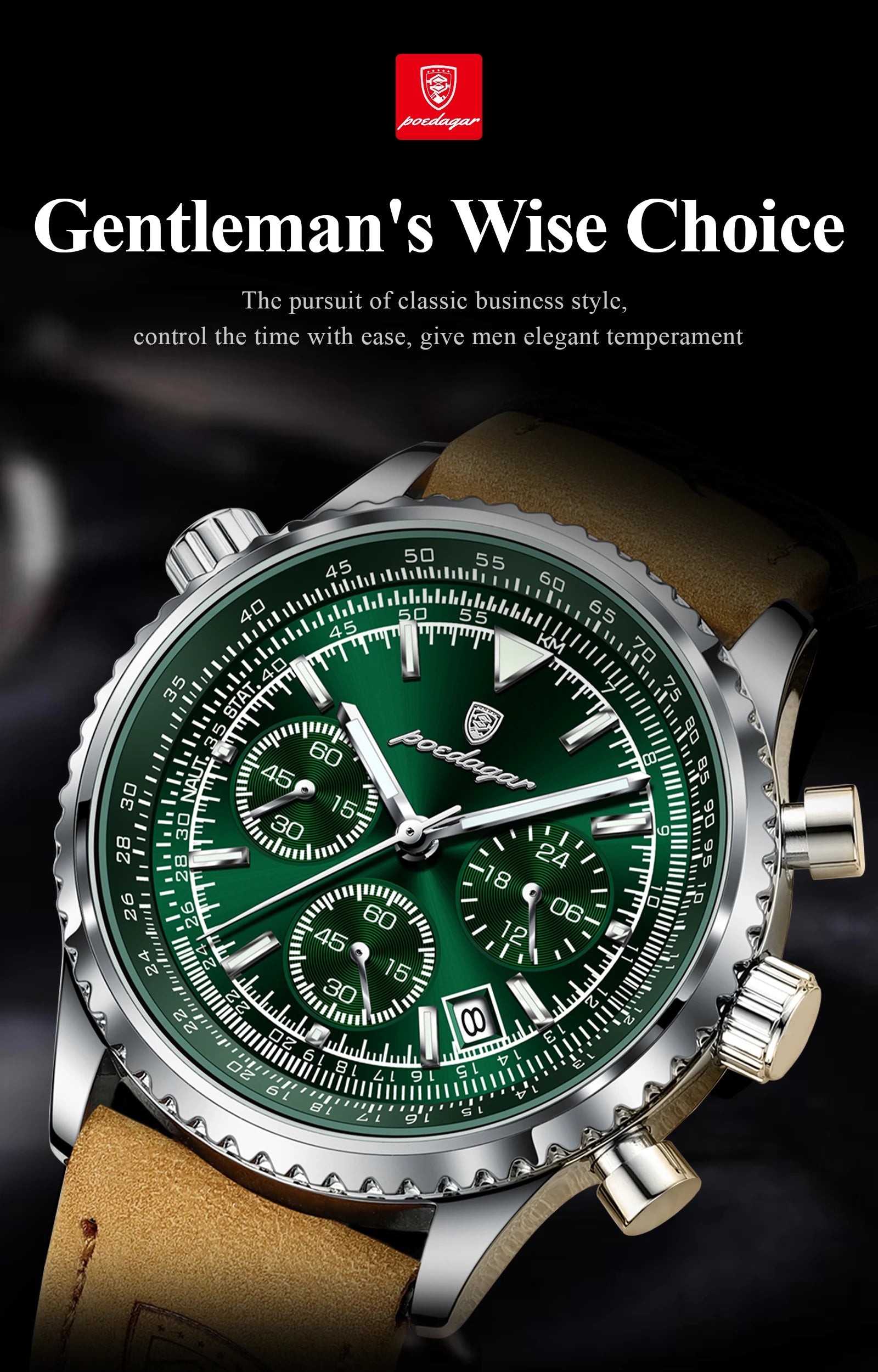 S-Latitude Luxury Watch SILVER Brand Watch