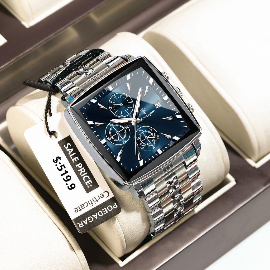 Xsquare Watch Luxury SILVER Brand Watch