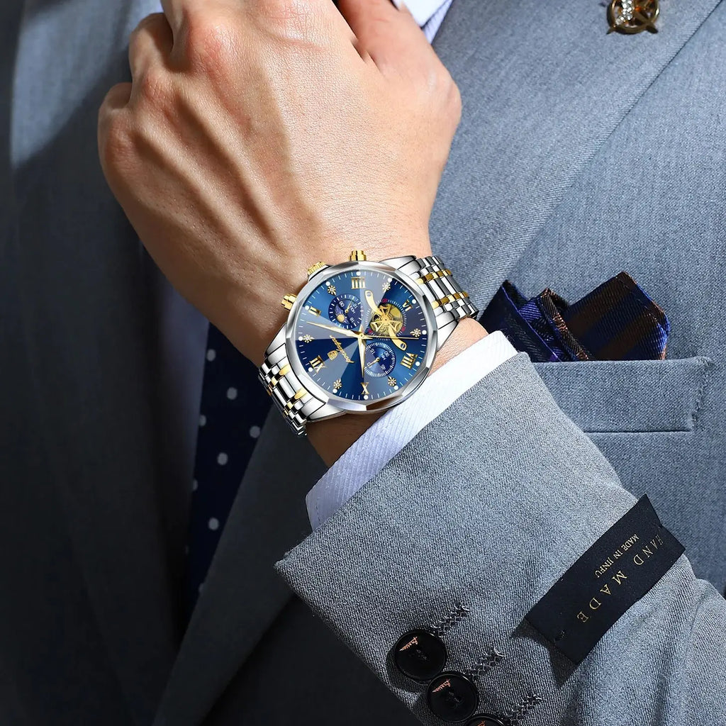 S-Legitimus Luxury Men Watch SILVER Brand Watch