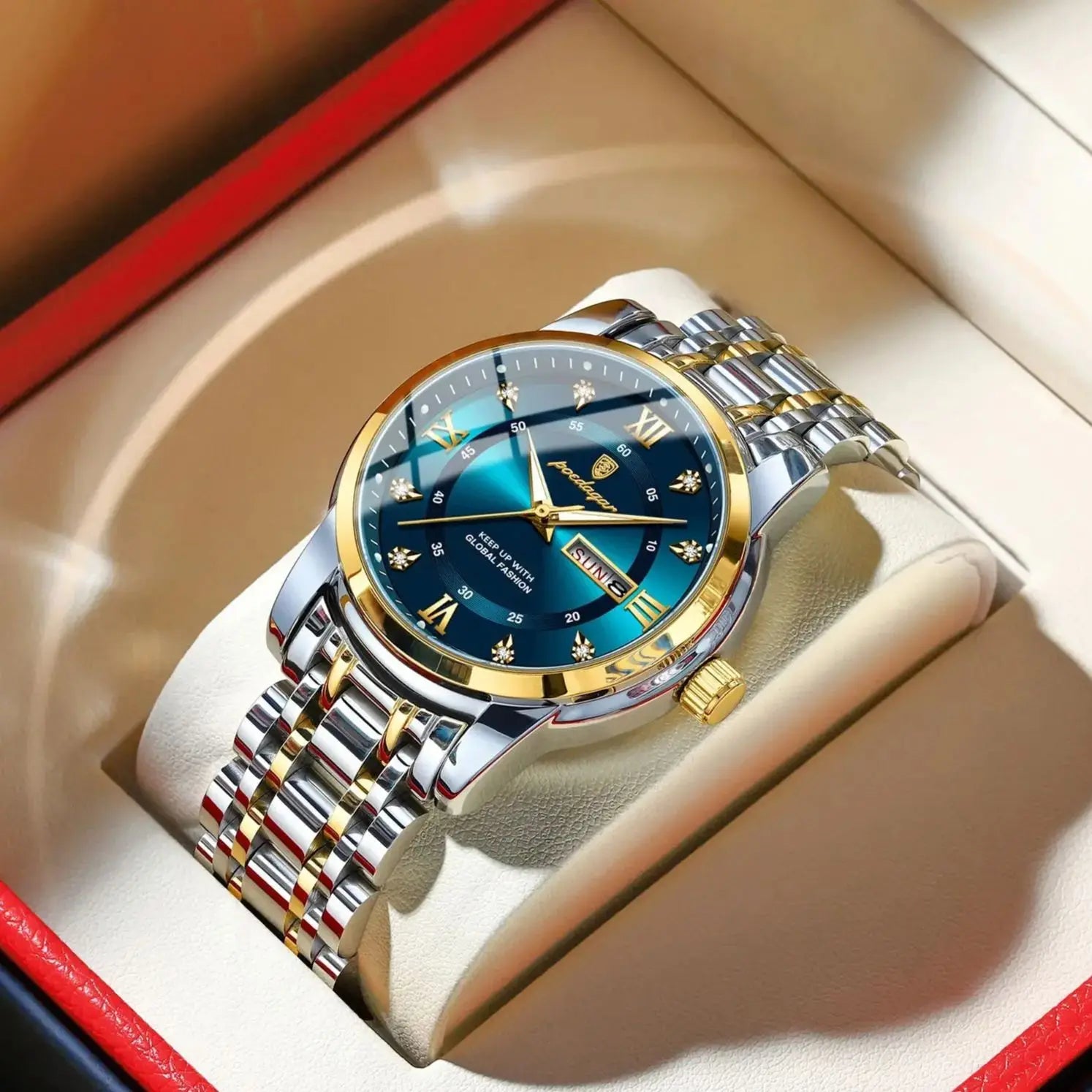 S-Luxury Watch Stainless Steel SILVER Brand Watch