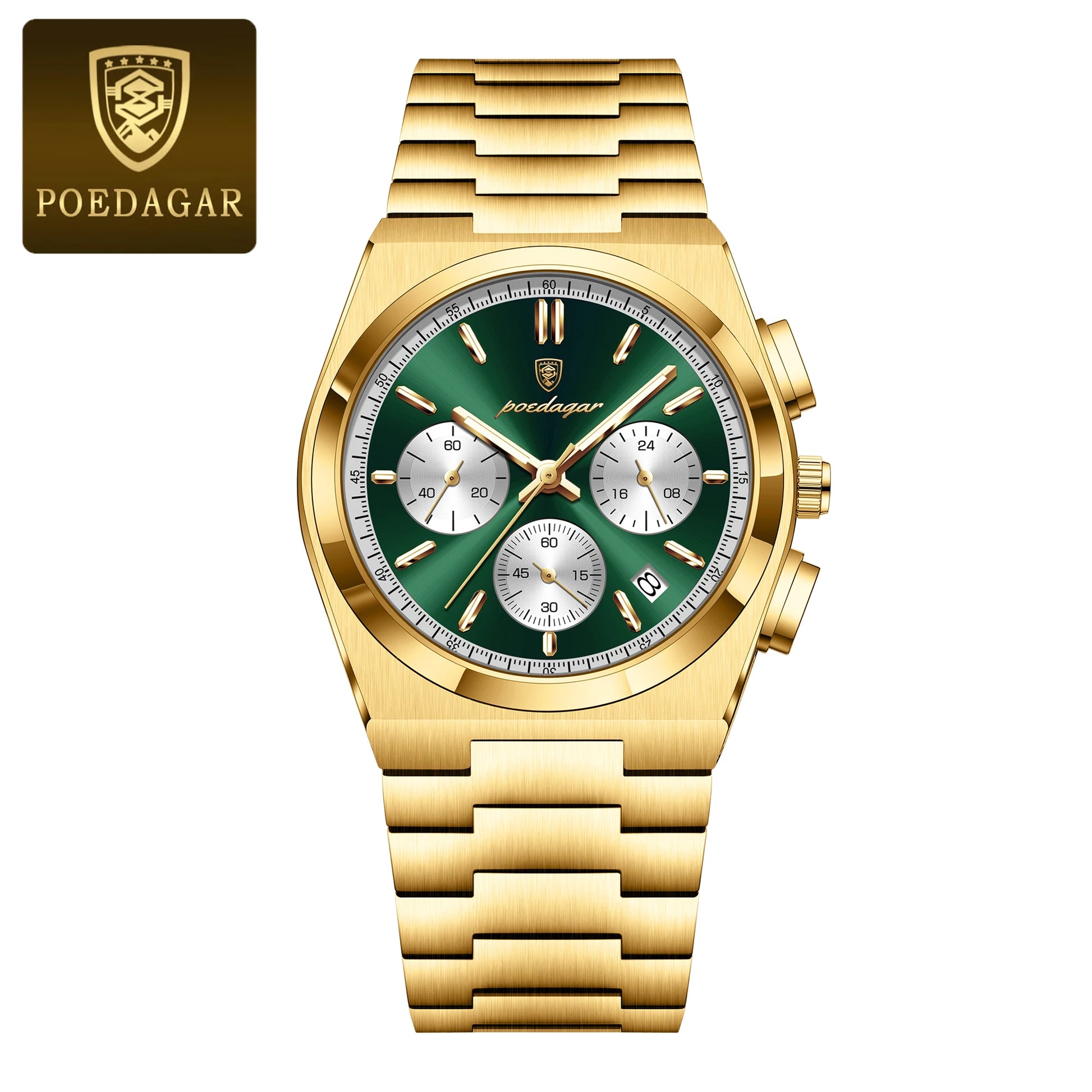 3-Globe Luxury Watch SILVER Brand Watch