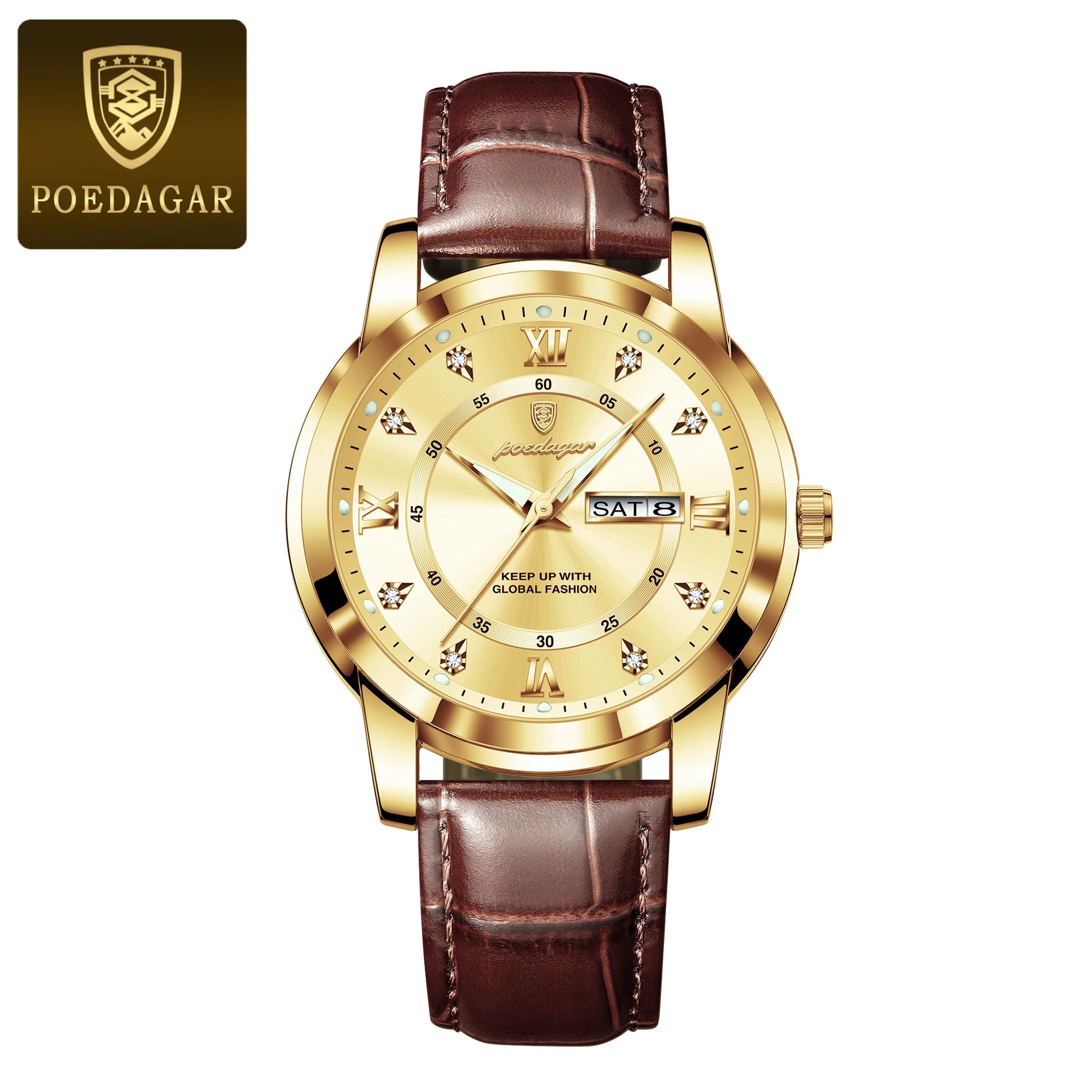 S-Rich Luxury Business Men Watch SILVER Brand Watch