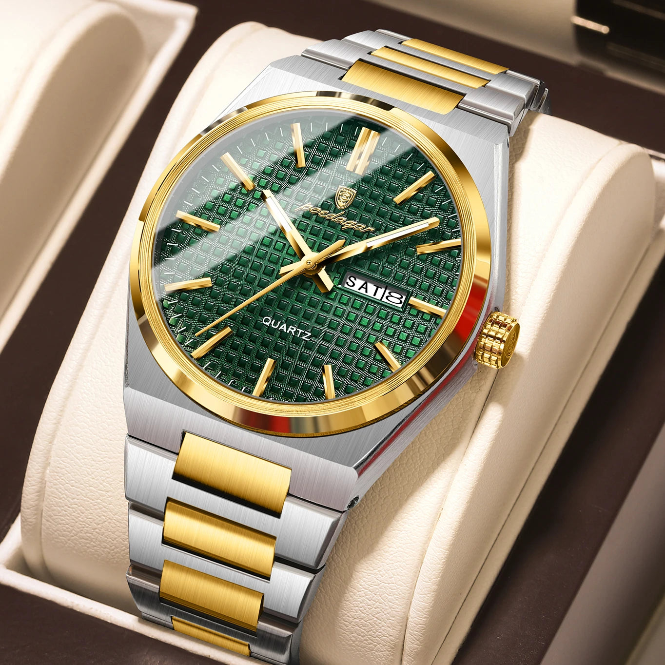 S-Art Luxury Men Watch SILVER Brand Watch
