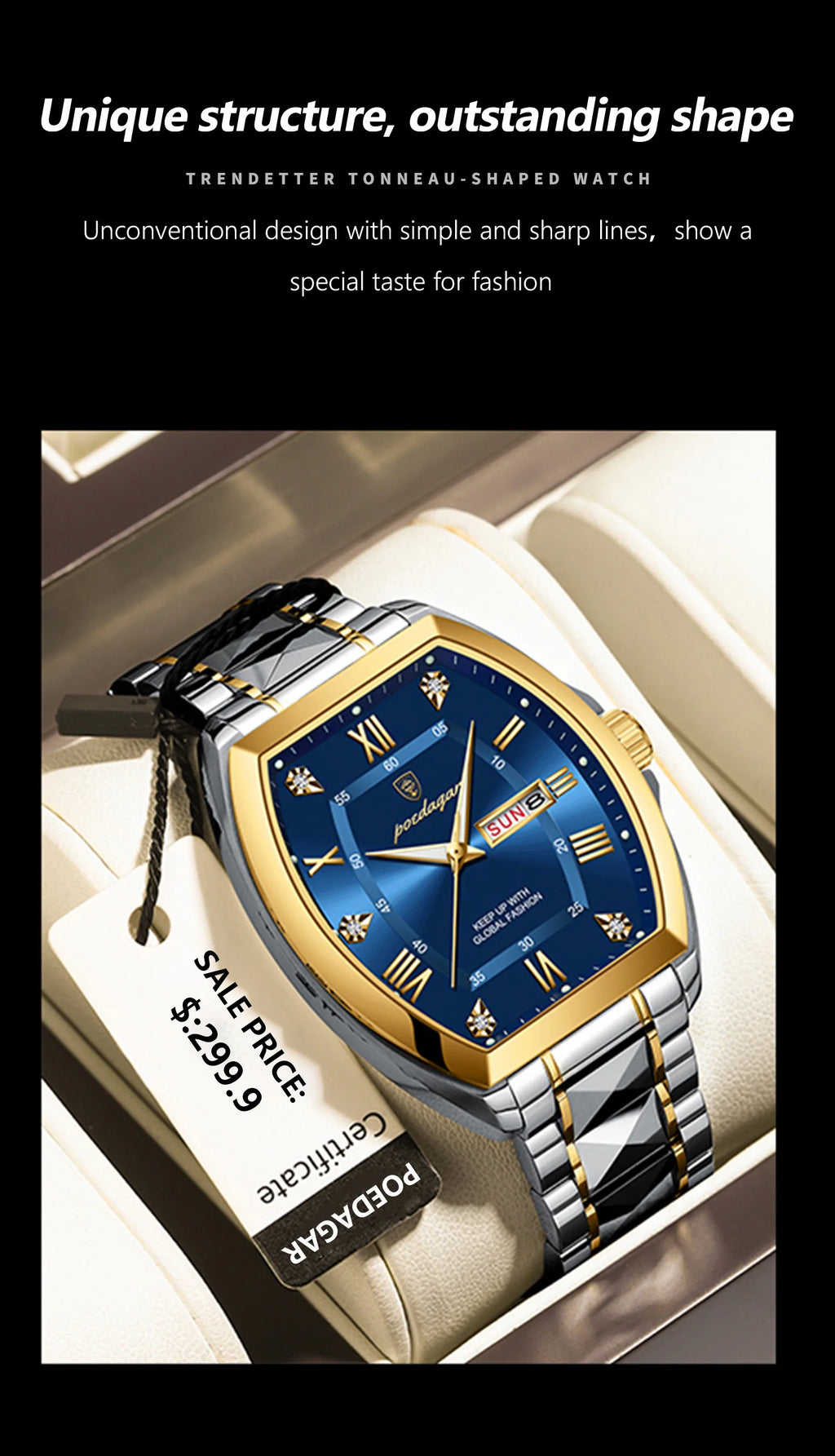 Ox-Roman Luxury Watch  Steel SILVER Brand Watch