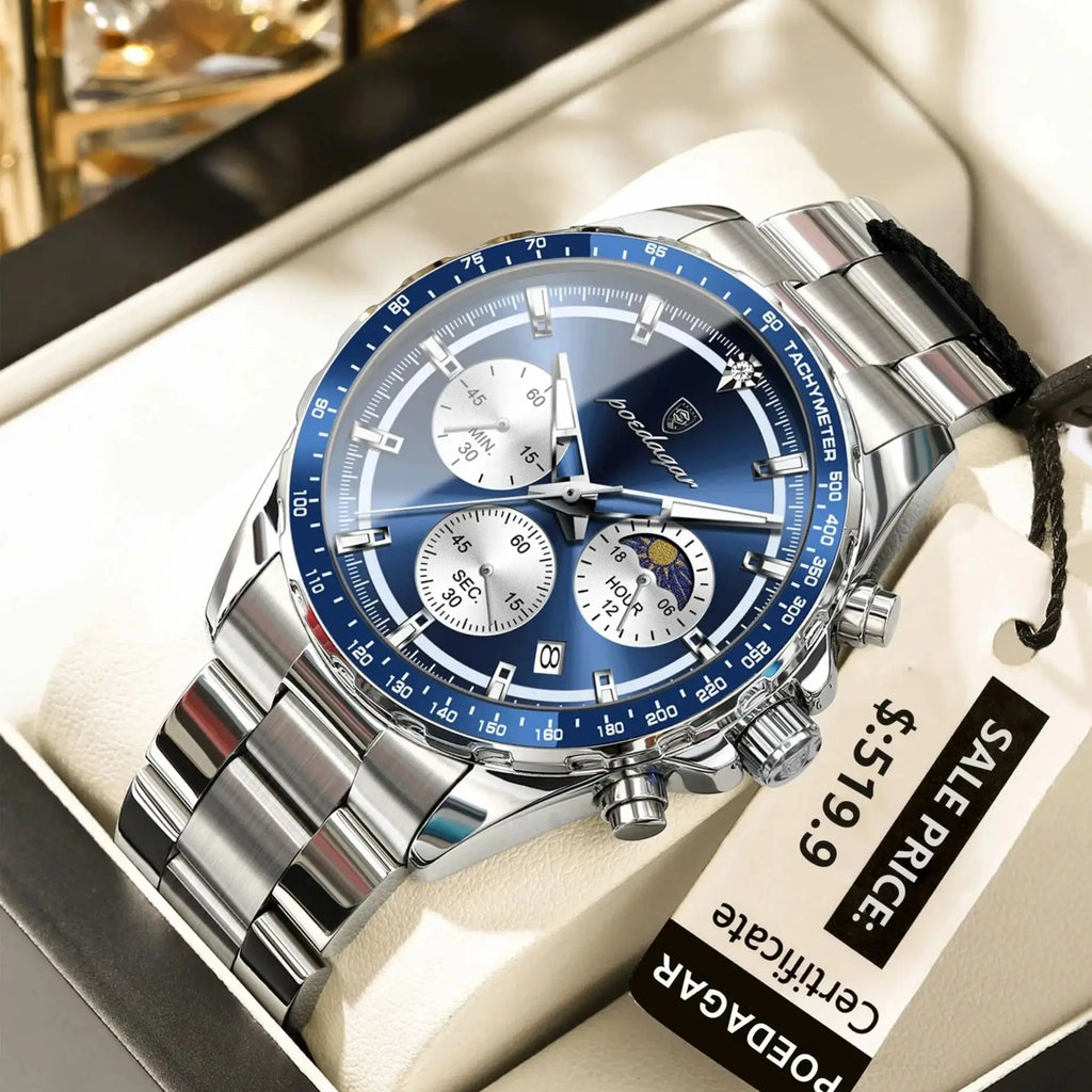 S-Dagar Luxury Sport Watch SILVER Brand Watch