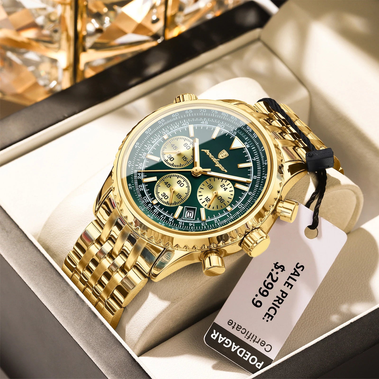 Dagar Watch Luxury SILVER Brand Watch