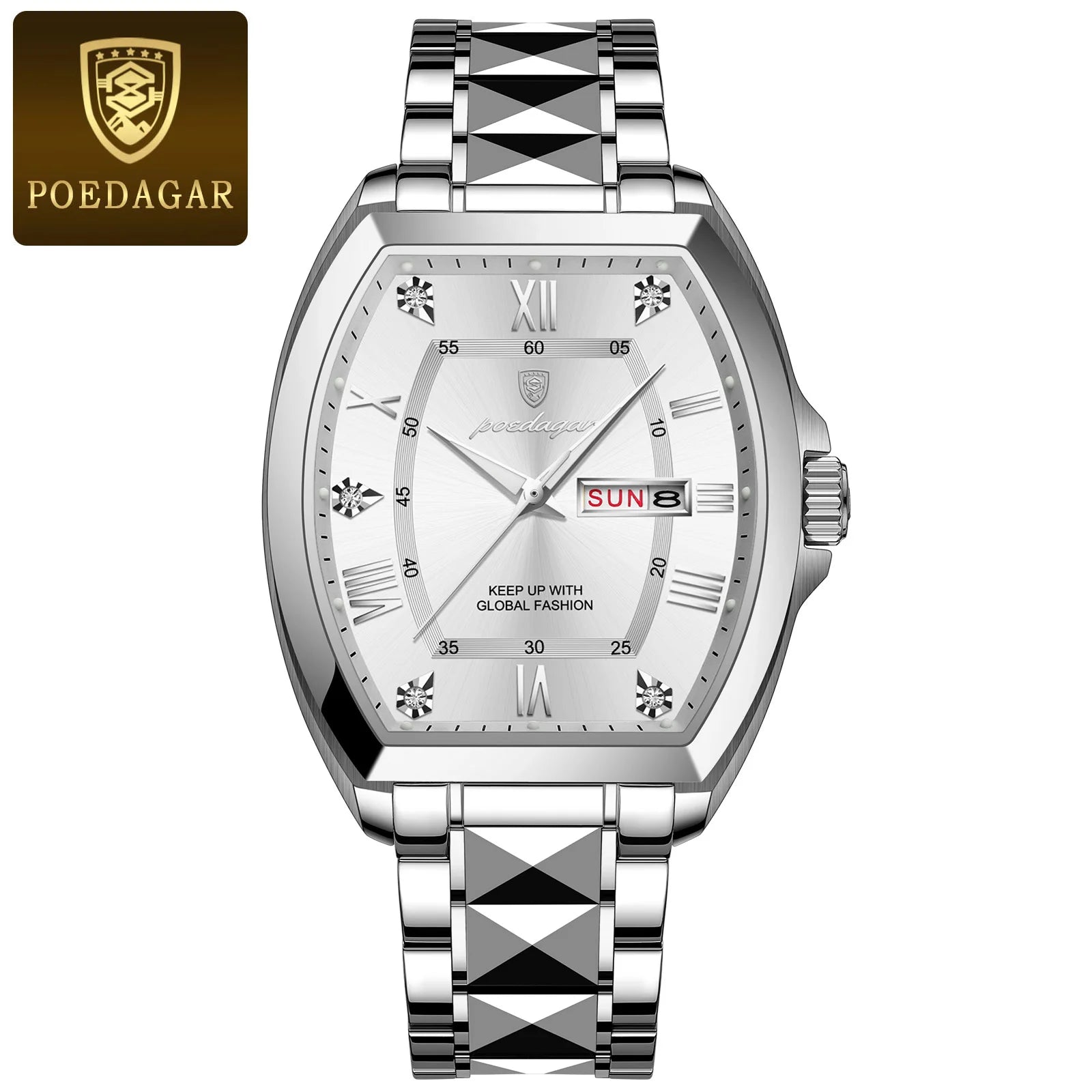 Ox-Roman Luxury Watch  Steel SILVER Brand Watch