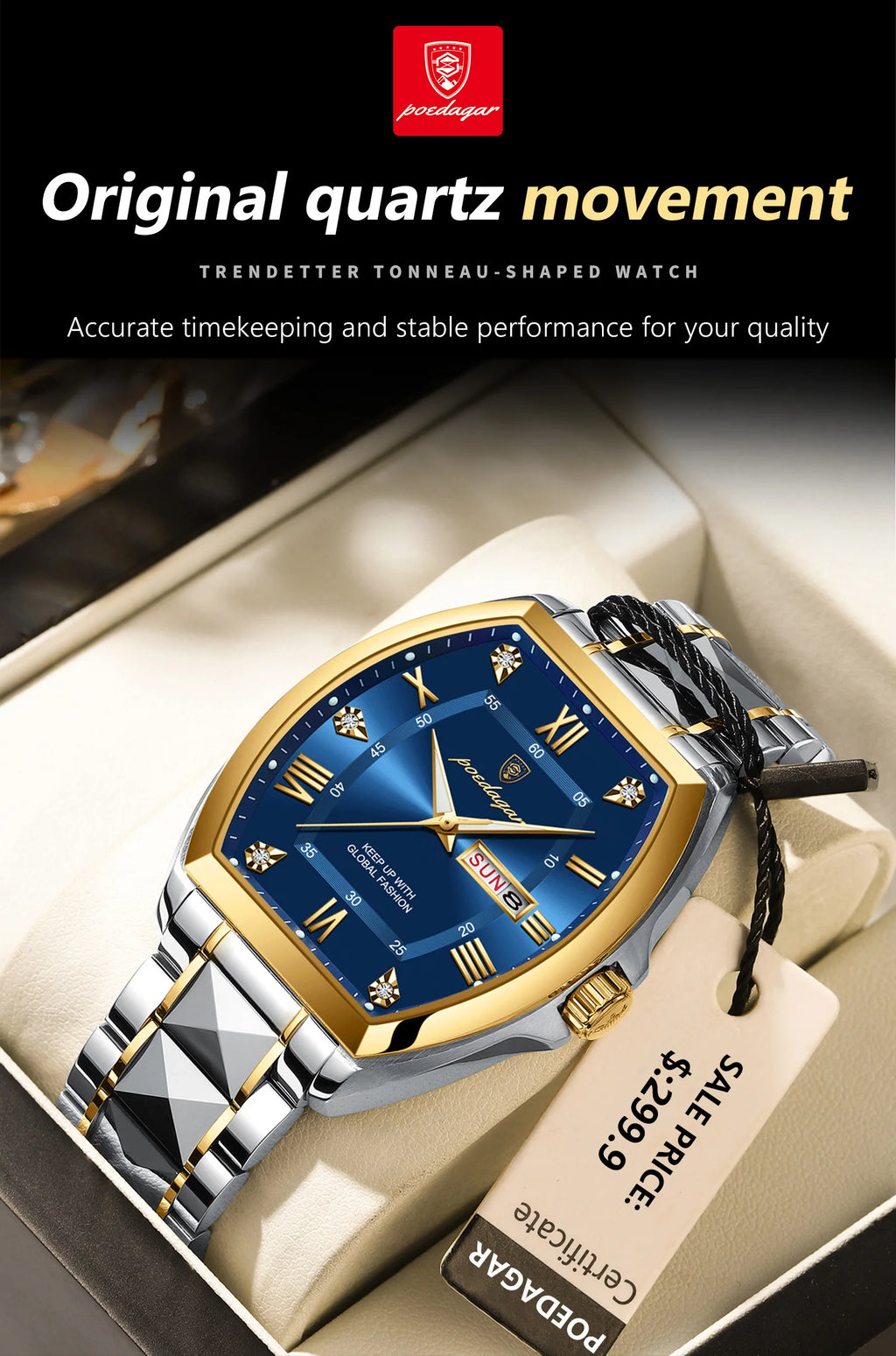 Ox-Roman Luxury Watch  Steel SILVER Brand Watch