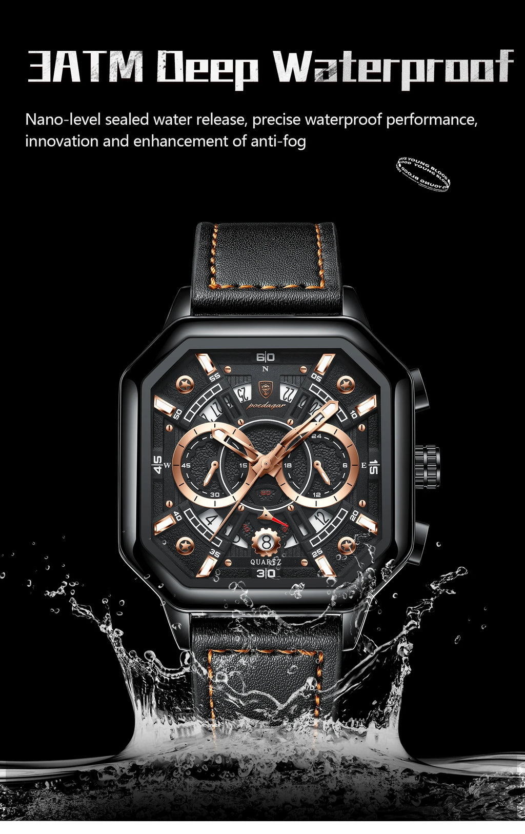 S-Machine Luxury Watch SILVER Brand Watch