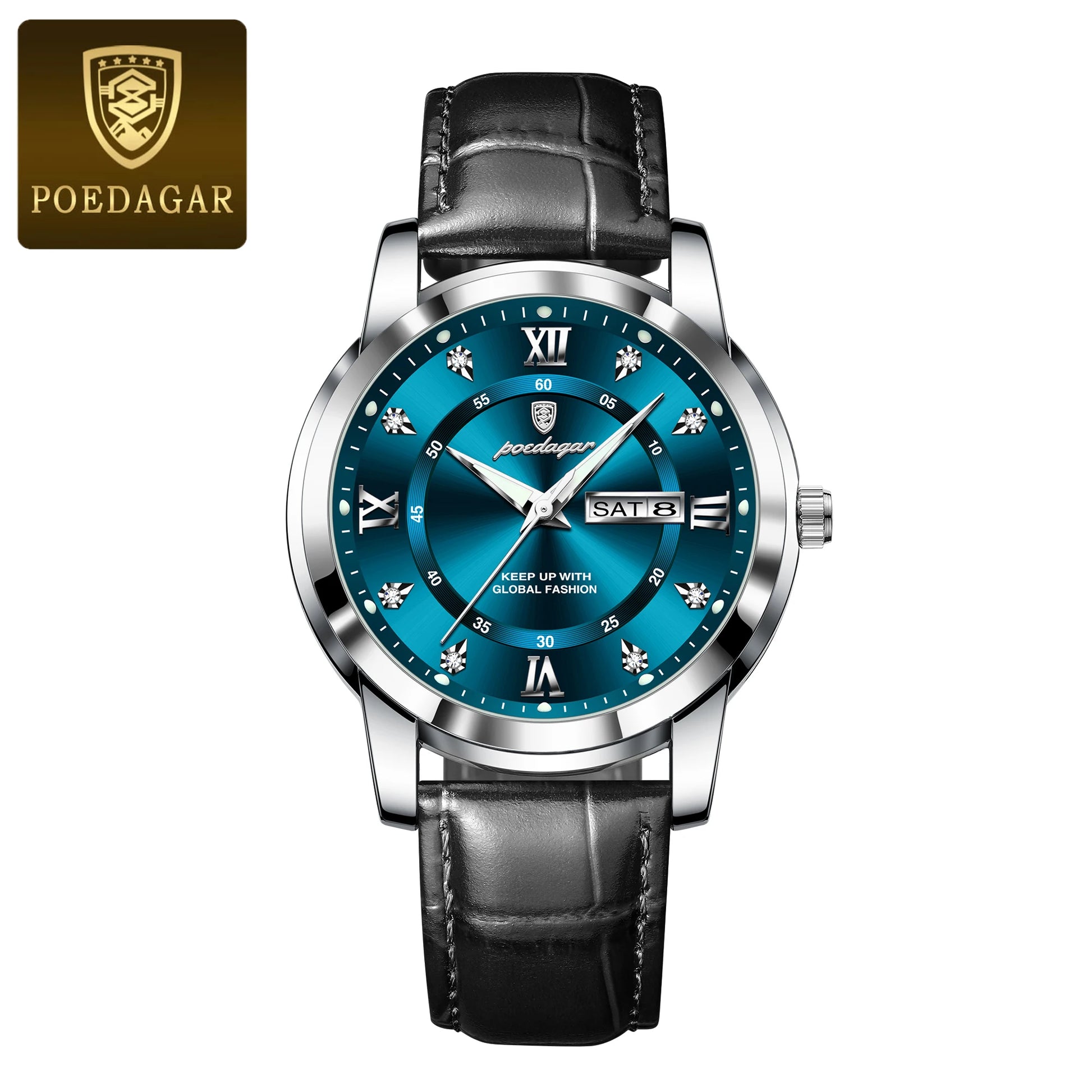 S-Rich Luxury Business Men Watch SILVER Brand Watch