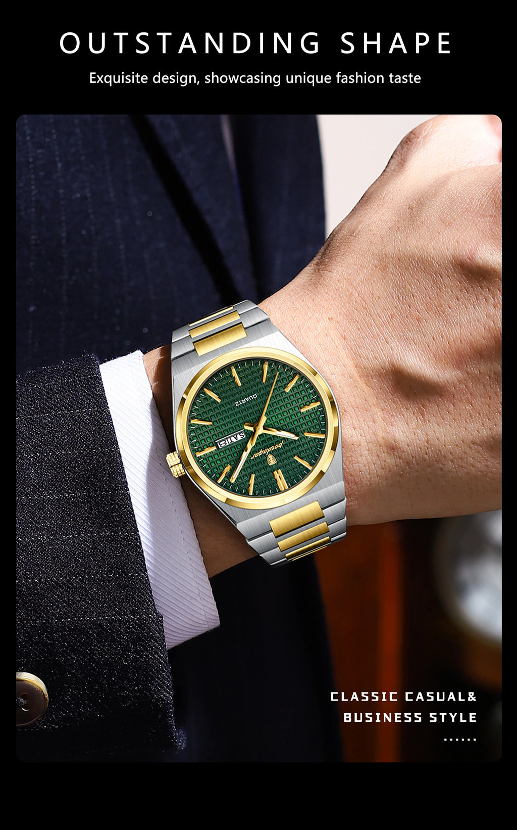 S-Art Luxury Men Watch SILVER Brand Watch