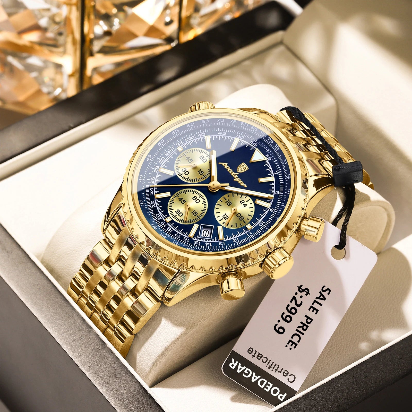 Dagar Watch Luxury SILVER Brand Watch