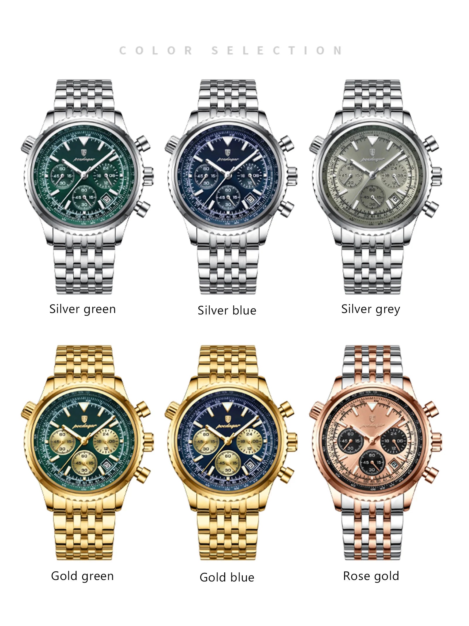 Dagar Watch Luxury SILVER Brand Watch