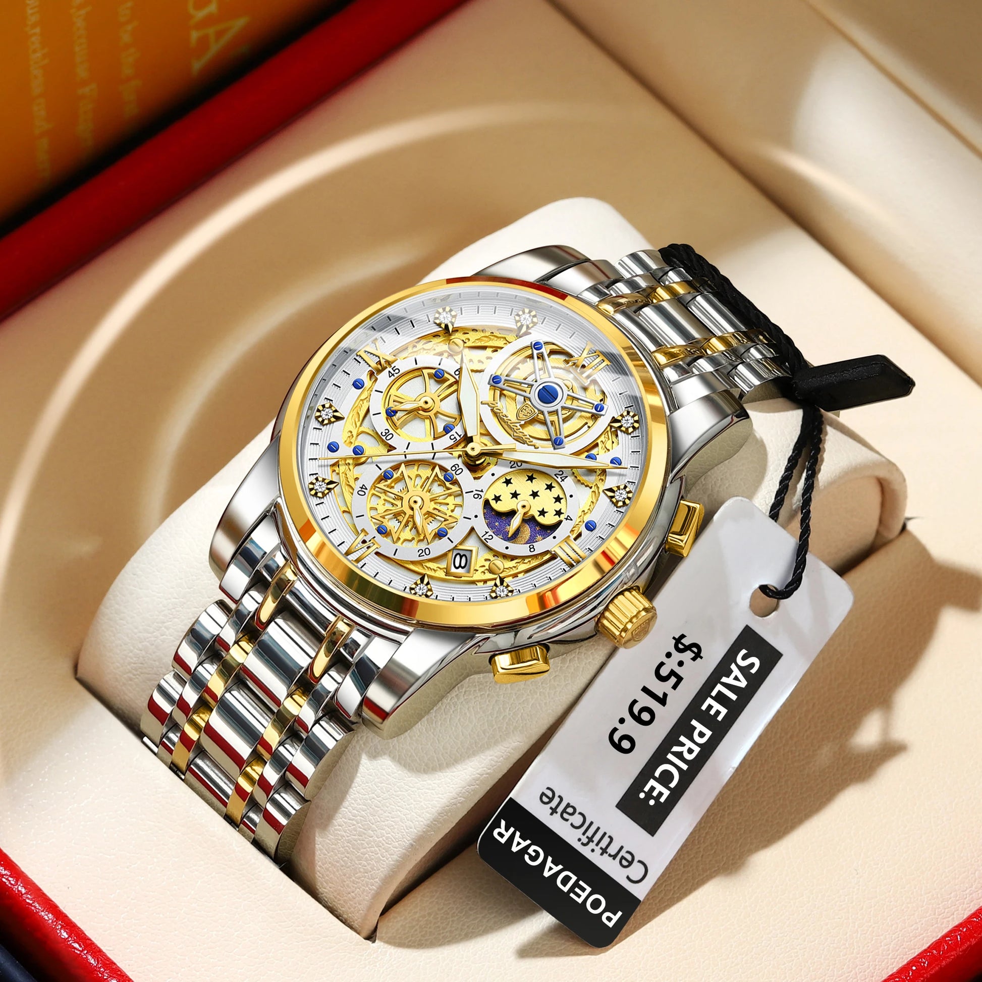 S-Stamine Luxury Watch SILVER Brand Watch