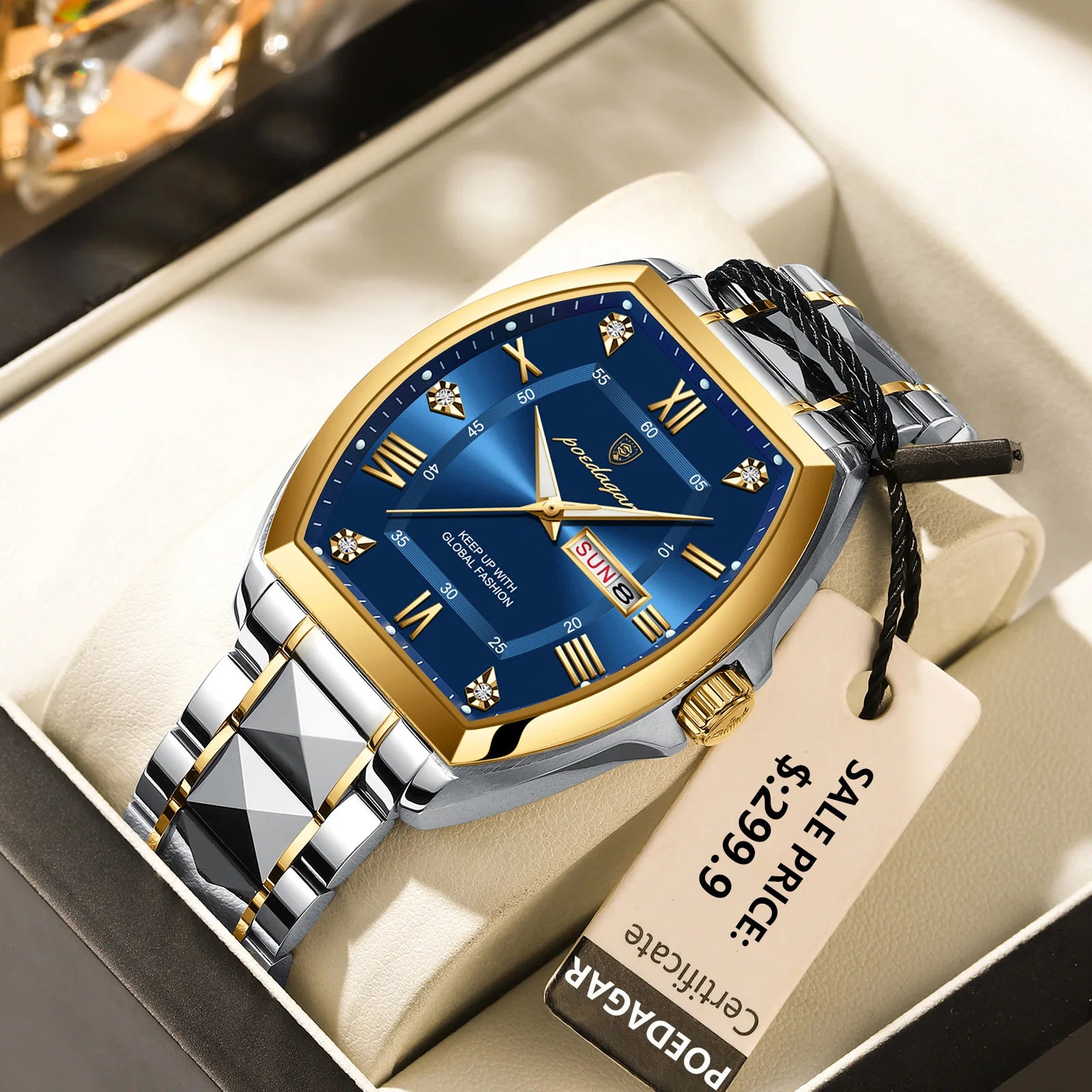 Ox-Roman Luxury Watch  Steel SILVER Brand Watch