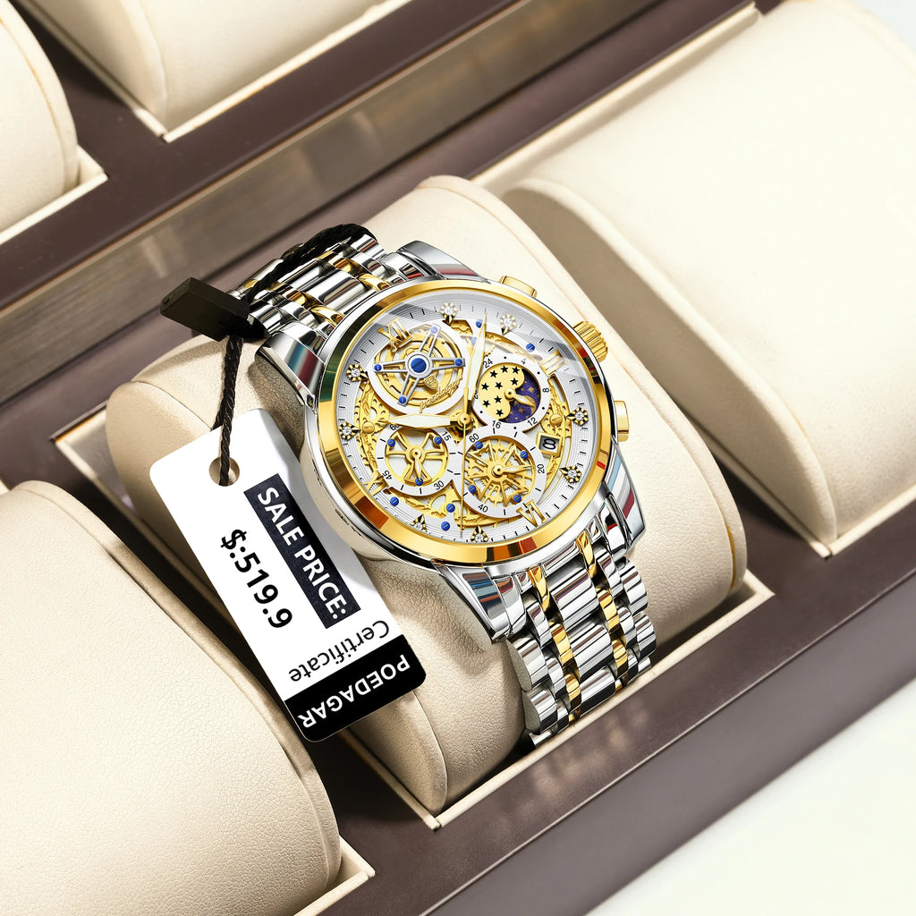 S-Stamine Luxury Watch SILVER Brand Watch