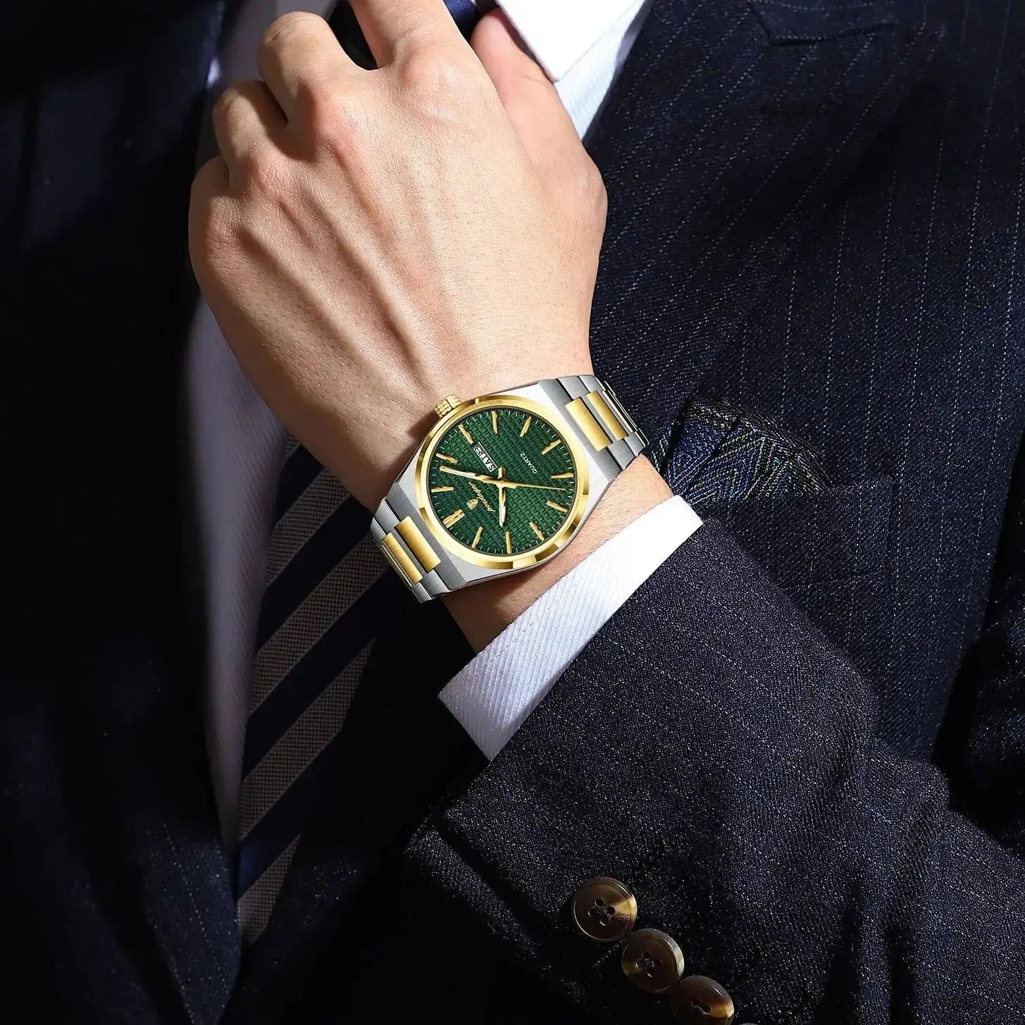 S-Art Luxury Men Watch SILVER Brand Watch