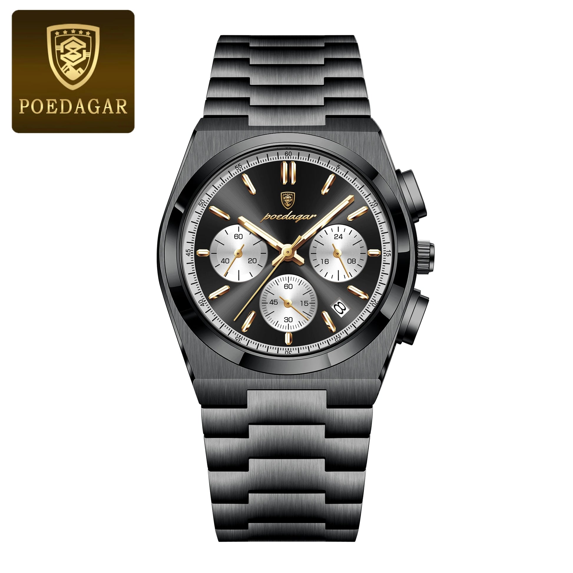 3-Globe Luxury Watch SILVER Brand Watch